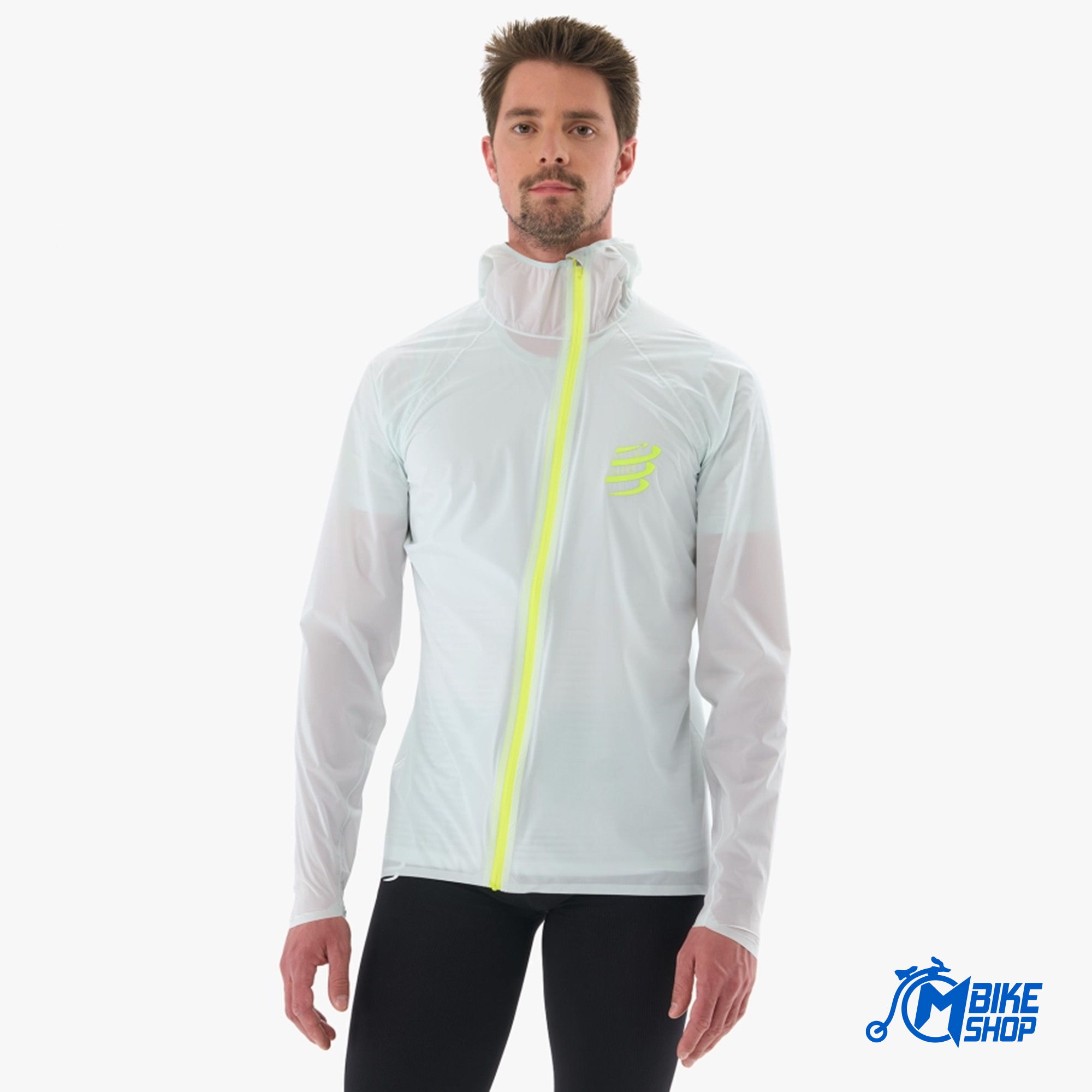 Jakna COMPRESSPORT Hurricane Waterproof 10/10 Ice Flow - Image 4