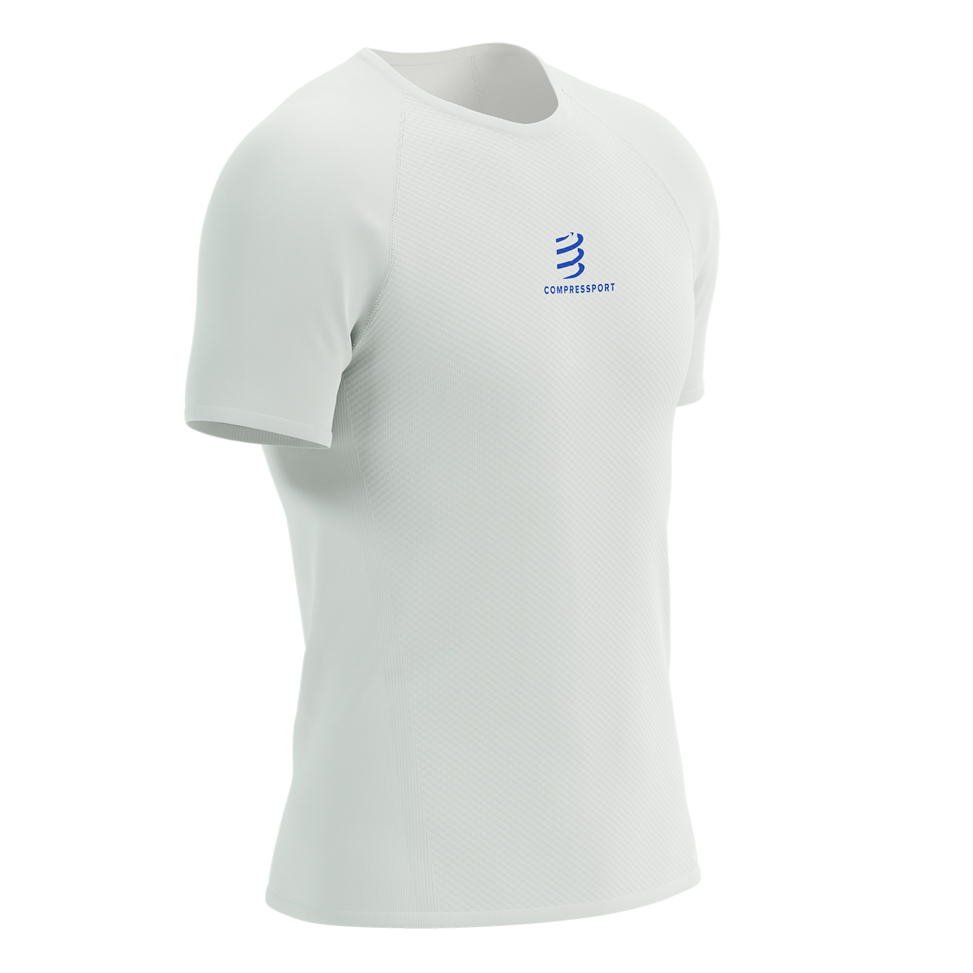 Majica COMPRESSPORT Trail Racing SS Stay Behind Star White/Print - Image 3