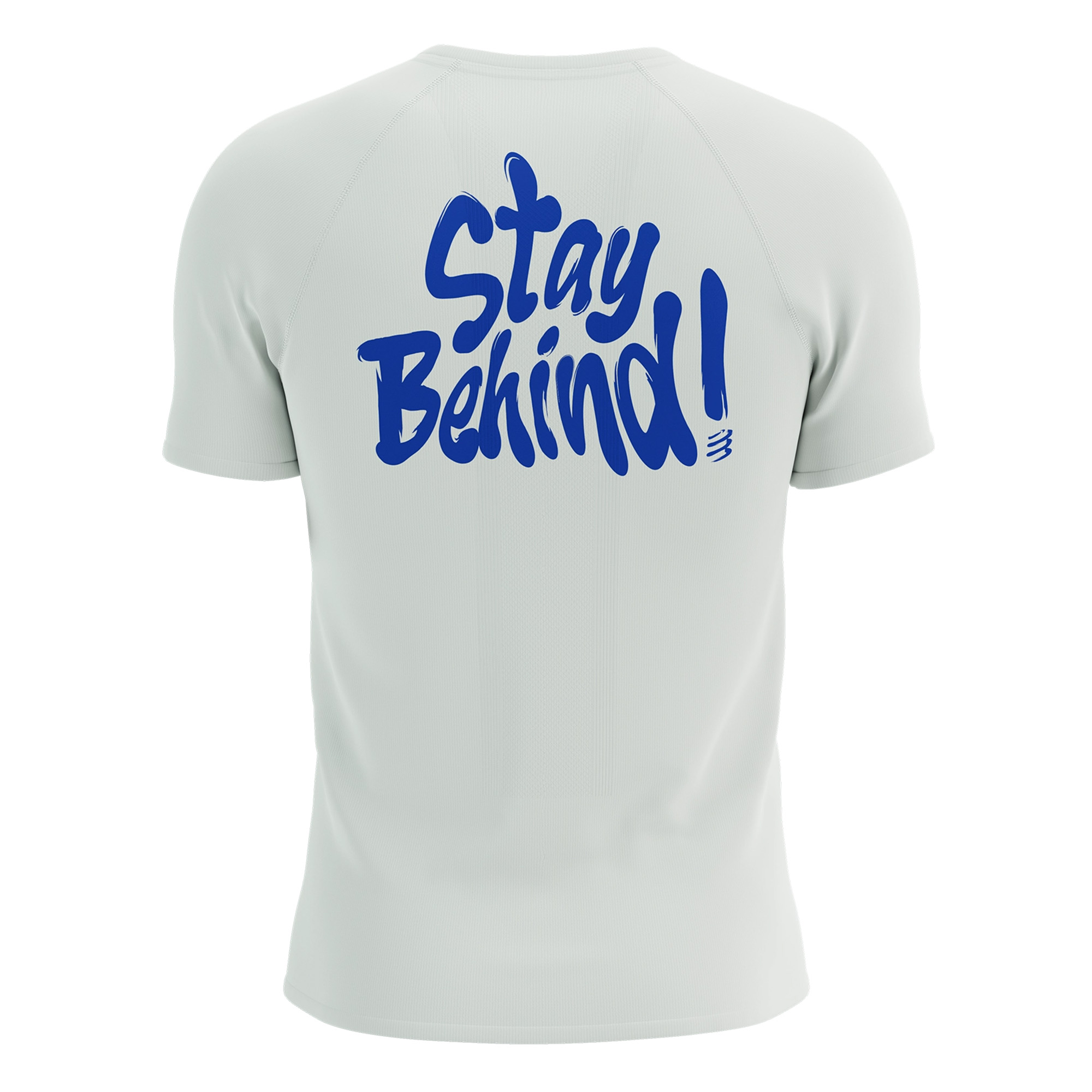 Majica COMPRESSPORT Trail Racing SS Stay Behind Star White/Print - Image 4