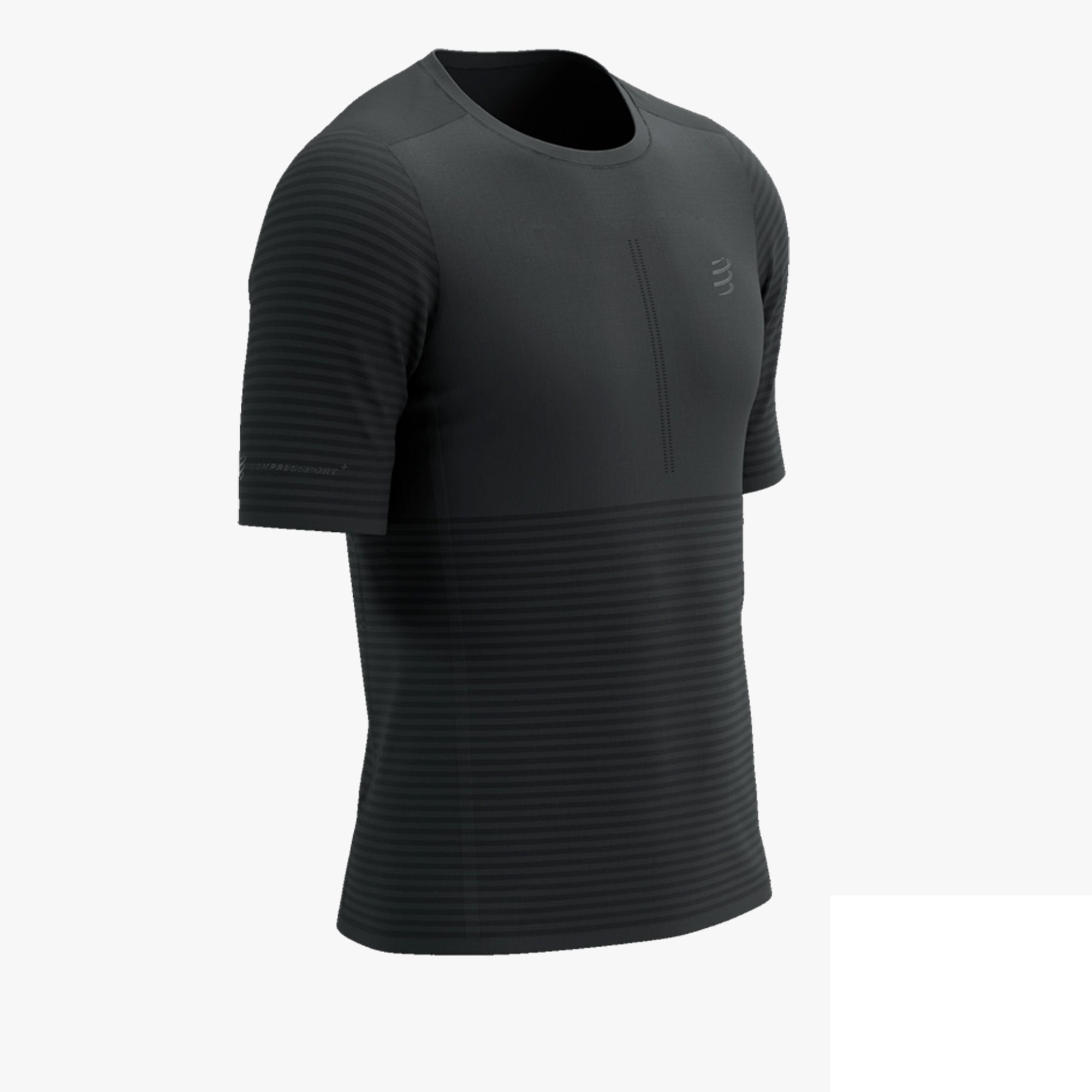 Majica COMPRESSPORT Pro Racing SS Black - Image 3