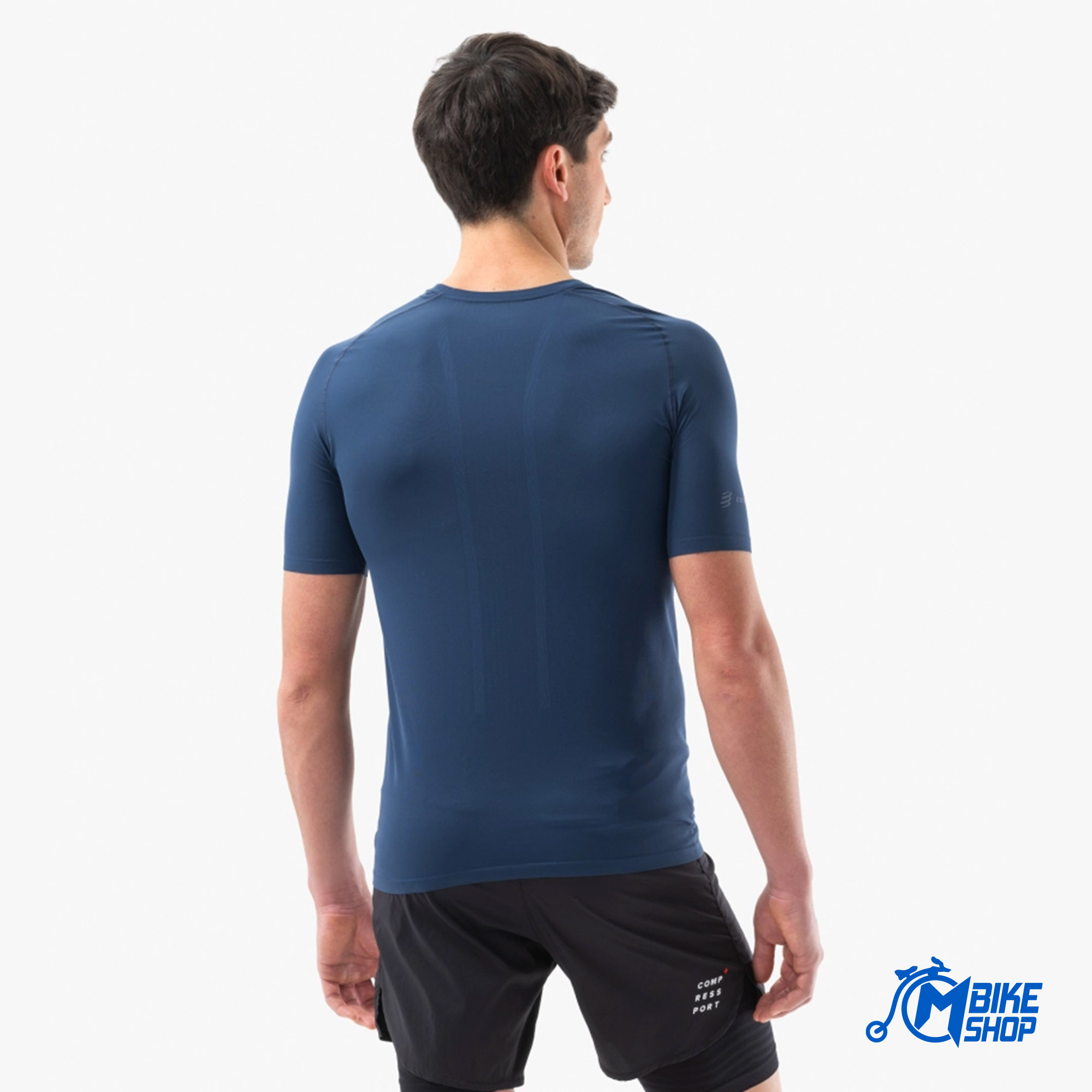 Majica COMPRESSPORT Trail Racing SS Blues - Image 3