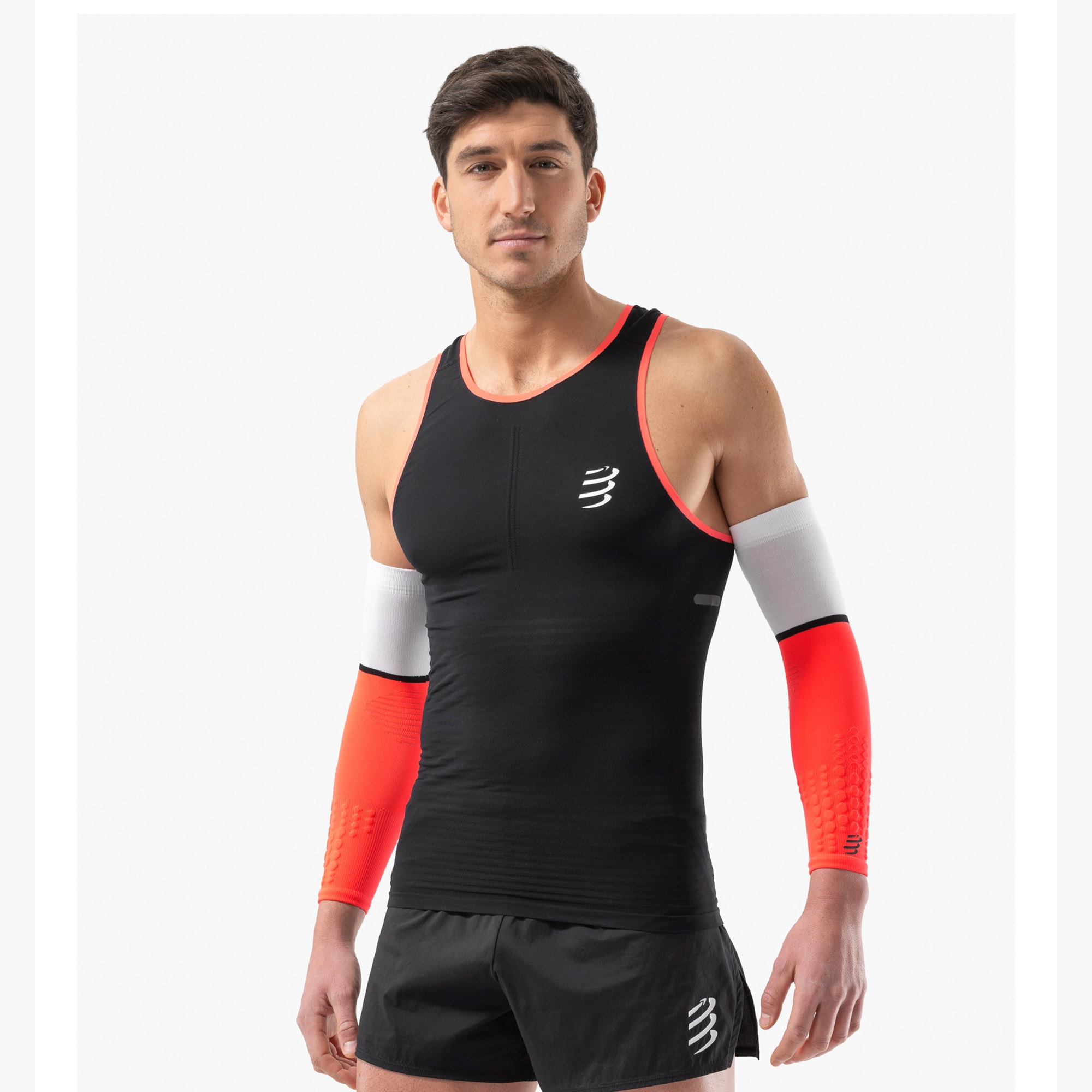 Majica COMPRESSPORT Pro Racing Singlet Black - Image 3