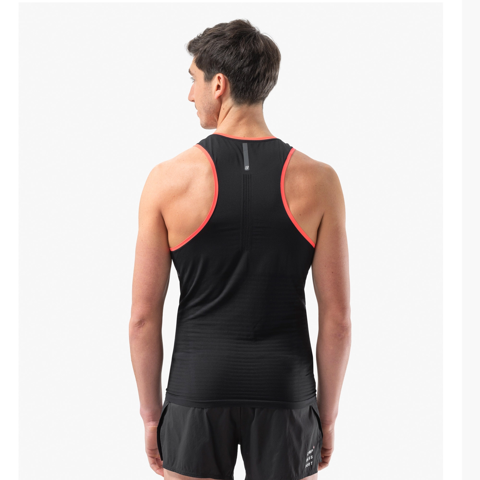 Majica COMPRESSPORT Pro Racing Singlet Black - Image 4