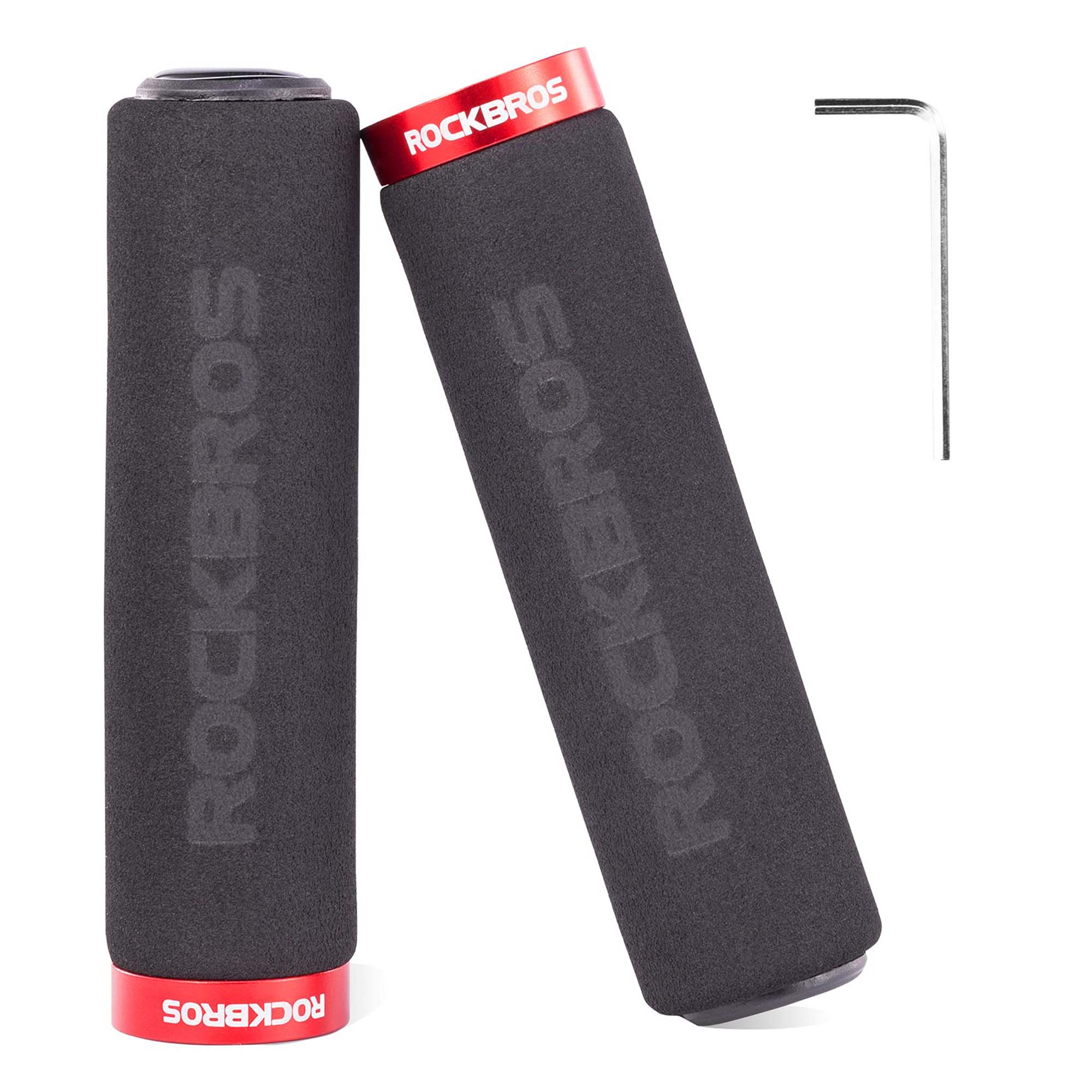 Ručke volana RB Anti-slip Black/Red - Image 2