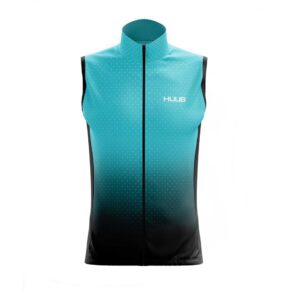 CYCC3GILBBW 1 HUUB Althea Elements Gilet biciklisticka majica Black Teal 666008841362a 4 1