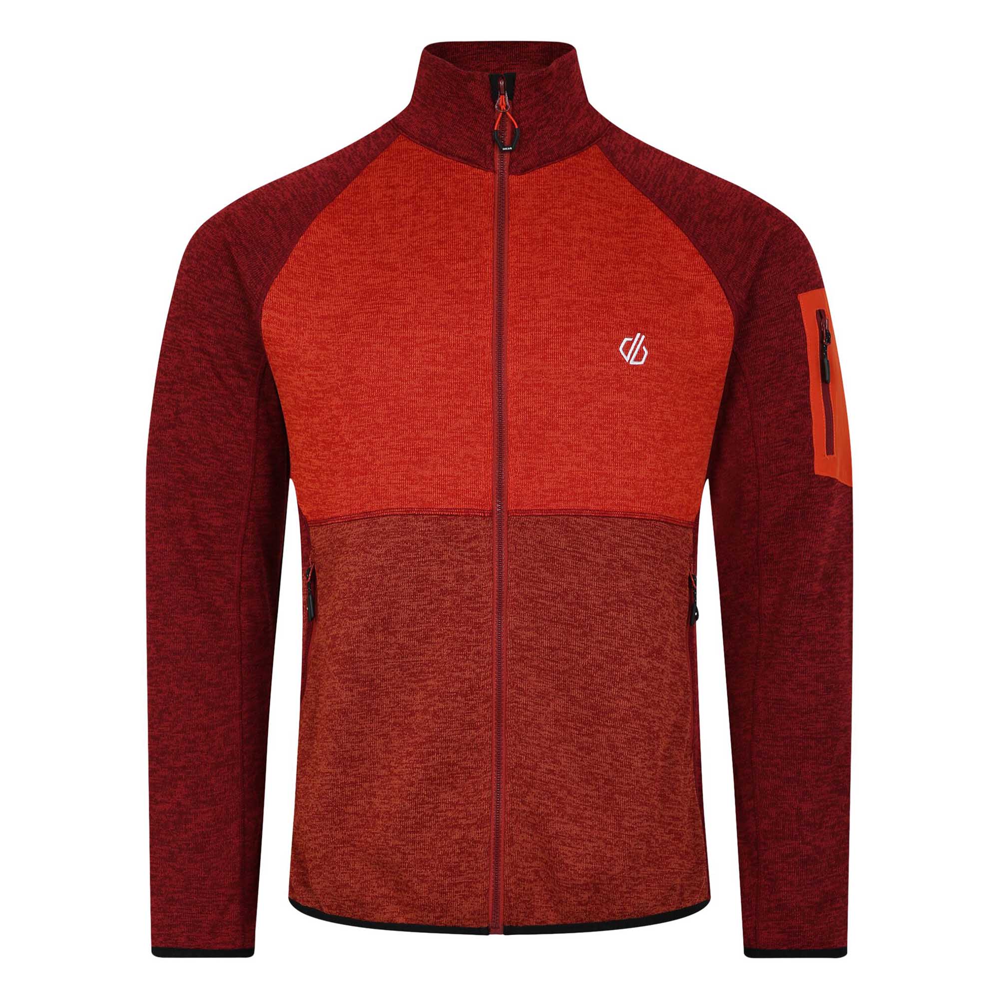 Dukserica DARE2BE Distinctly Torrek Fleece Danger Syrah/Cinnamon Red - Image 10