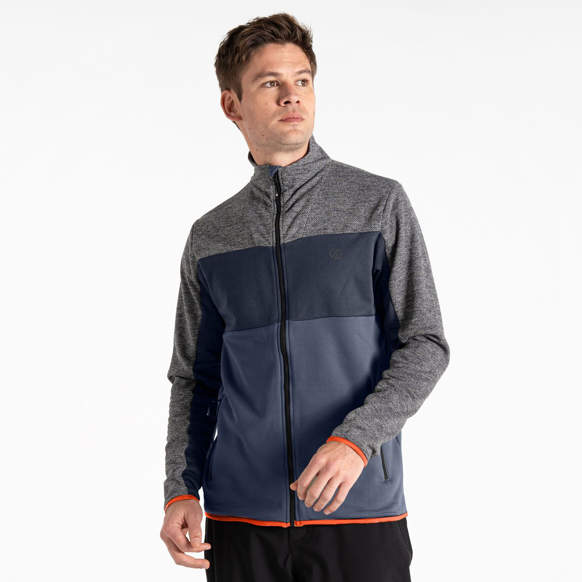 Dukserica DARE2BE Venture Fleece Charcoal Grey/Black Marl - Image 7