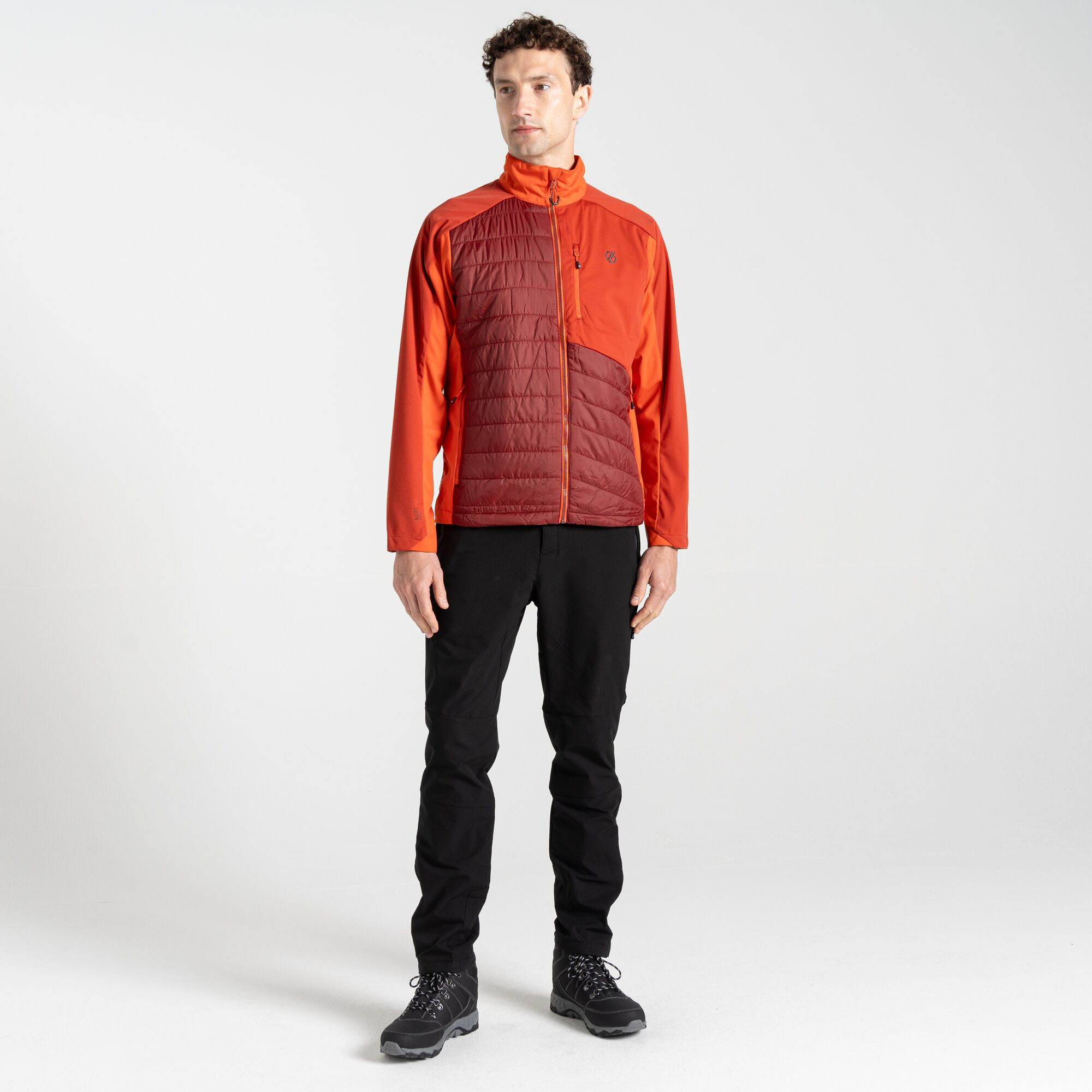 Jakna DARE2B Mountaineer Hybrid Tuscan Red/Syrah Red - Image 8