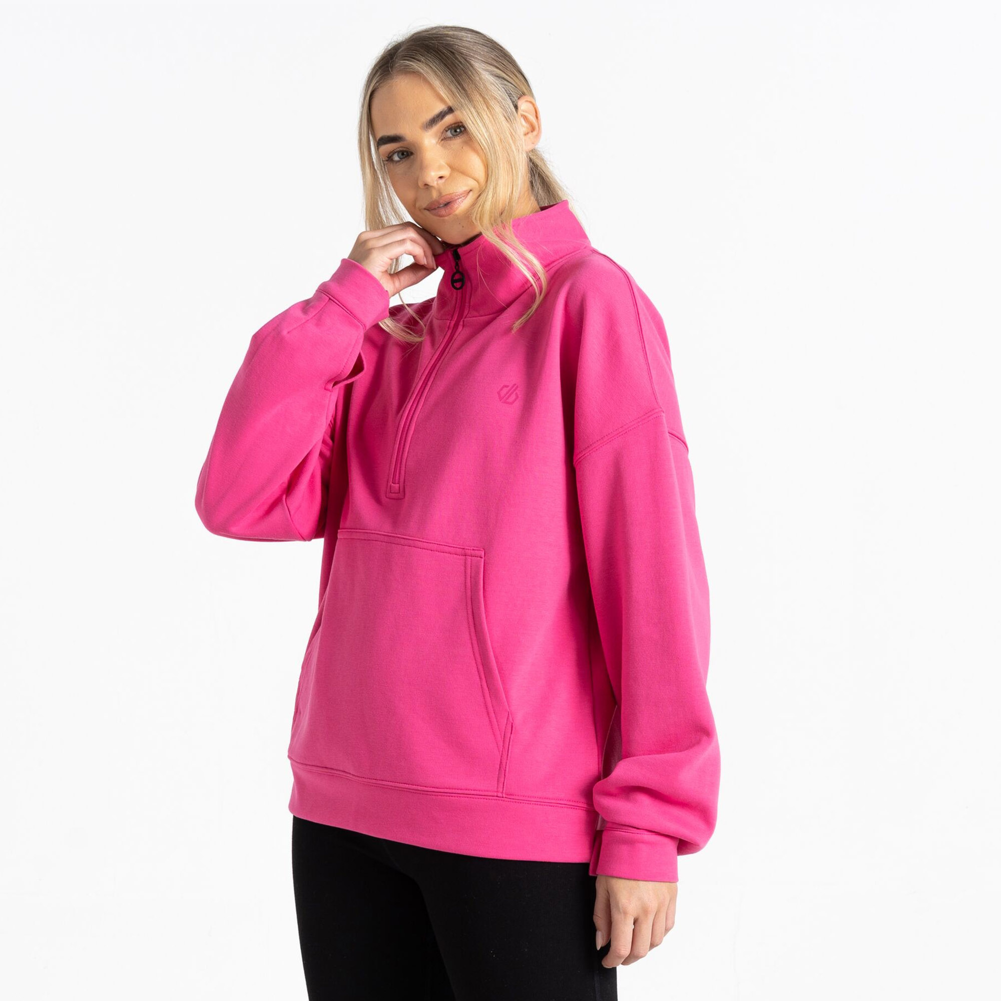 Ženska dukserica DARE2B Recoup II Half Zip Sweatshirt Pure Pink - Image 7