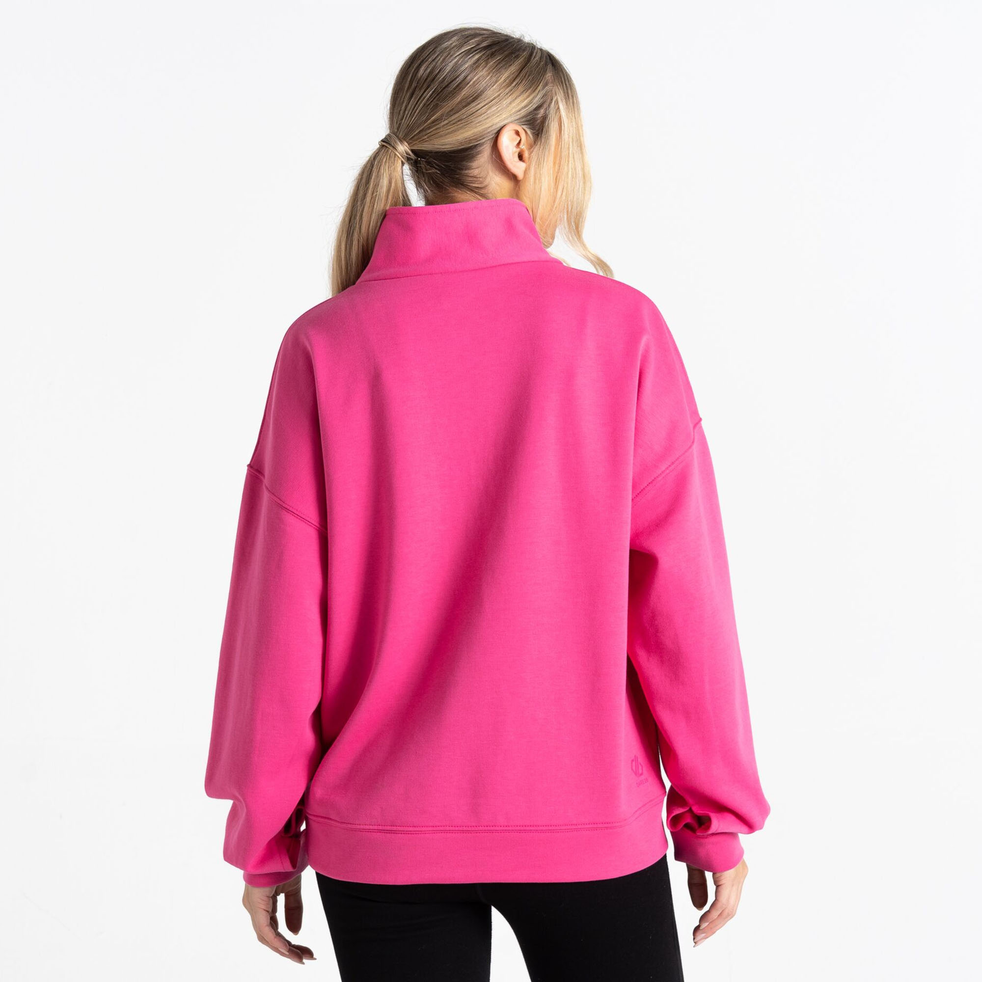 Ženska dukserica DARE2B Recoup II Half Zip Sweatshirt Pure Pink - Image 9