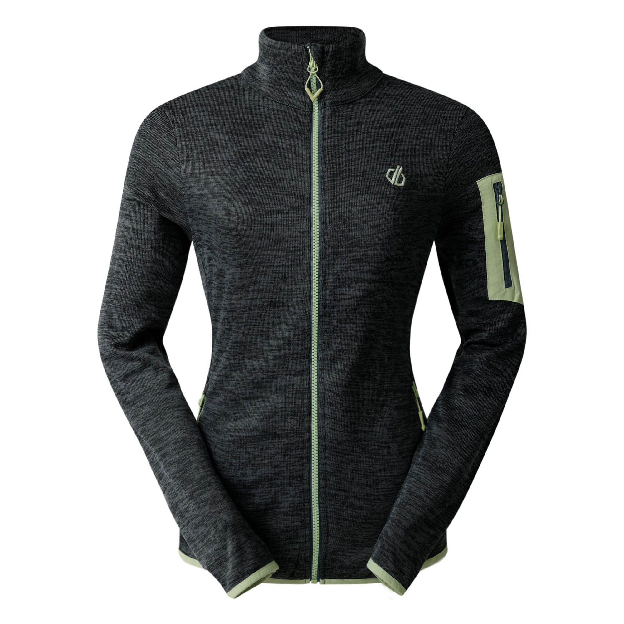 Ženska dukserica DARE2B Torrek Fleece Storm Water/Blue Fluorescent Green - Image 10