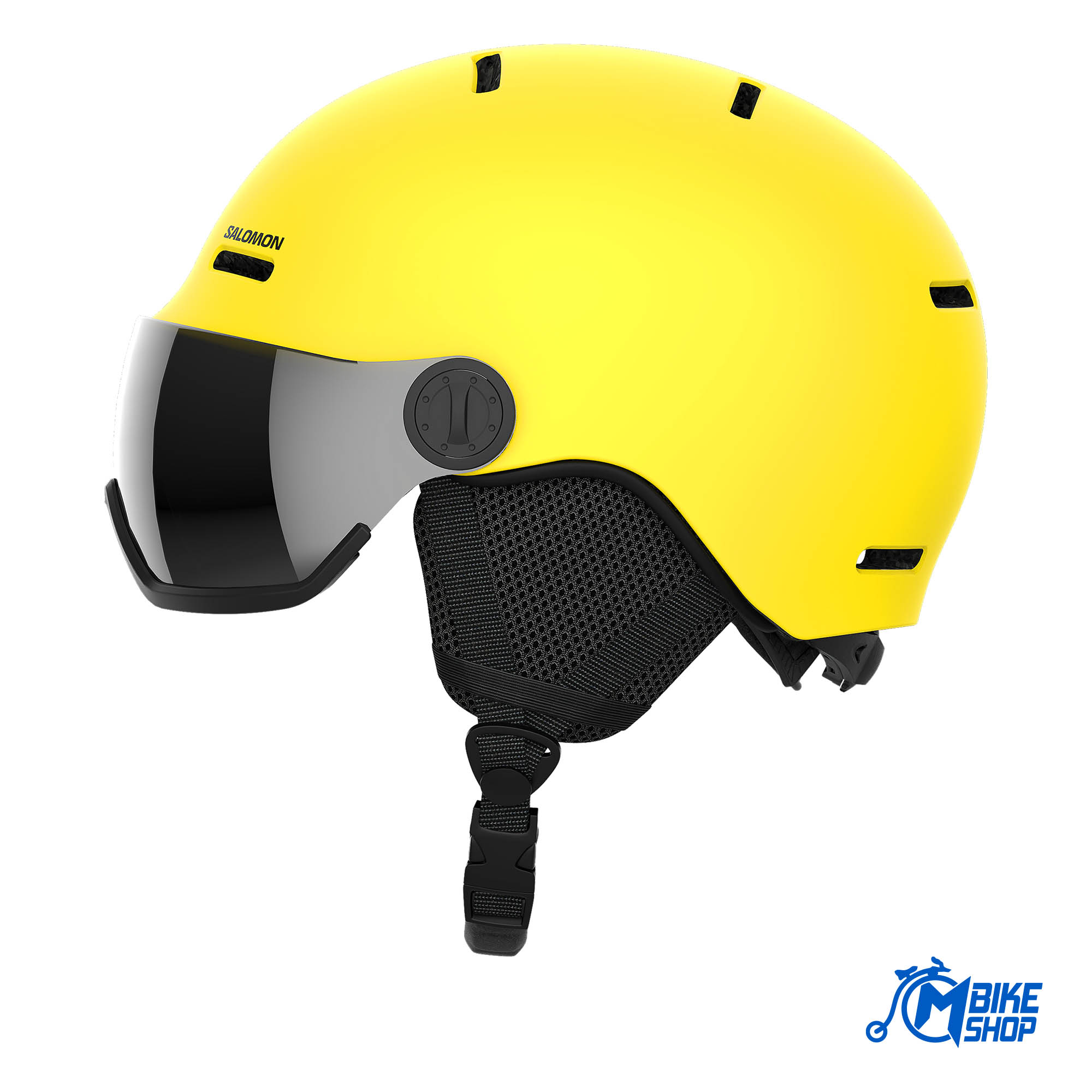 Dječija Ski kaciga SALOMON Orka Visor Vibrant Yellow/Universal FLS SIL - Image 7