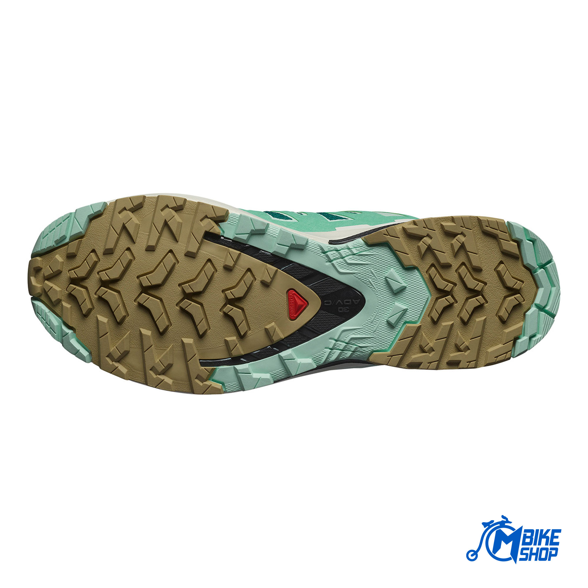 Ženske patike SALOMON XA Pro 3D V9 GTX Deep Lake/Electric Green/Vanilla Ice - Image 8