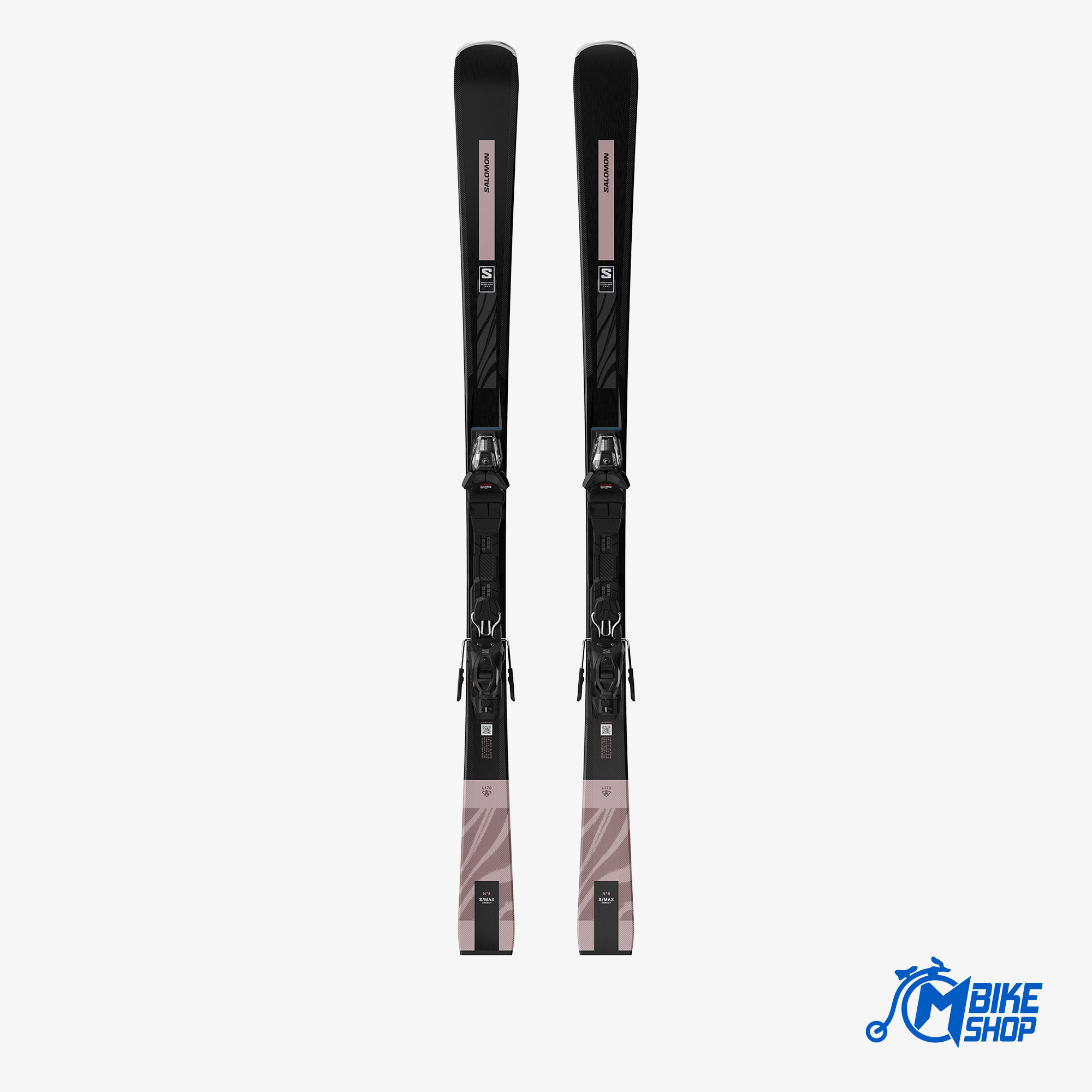 Ženske Skije SALOMON Set S/Max N°8 Black/Chrome + M10 GW L80 - Image 5