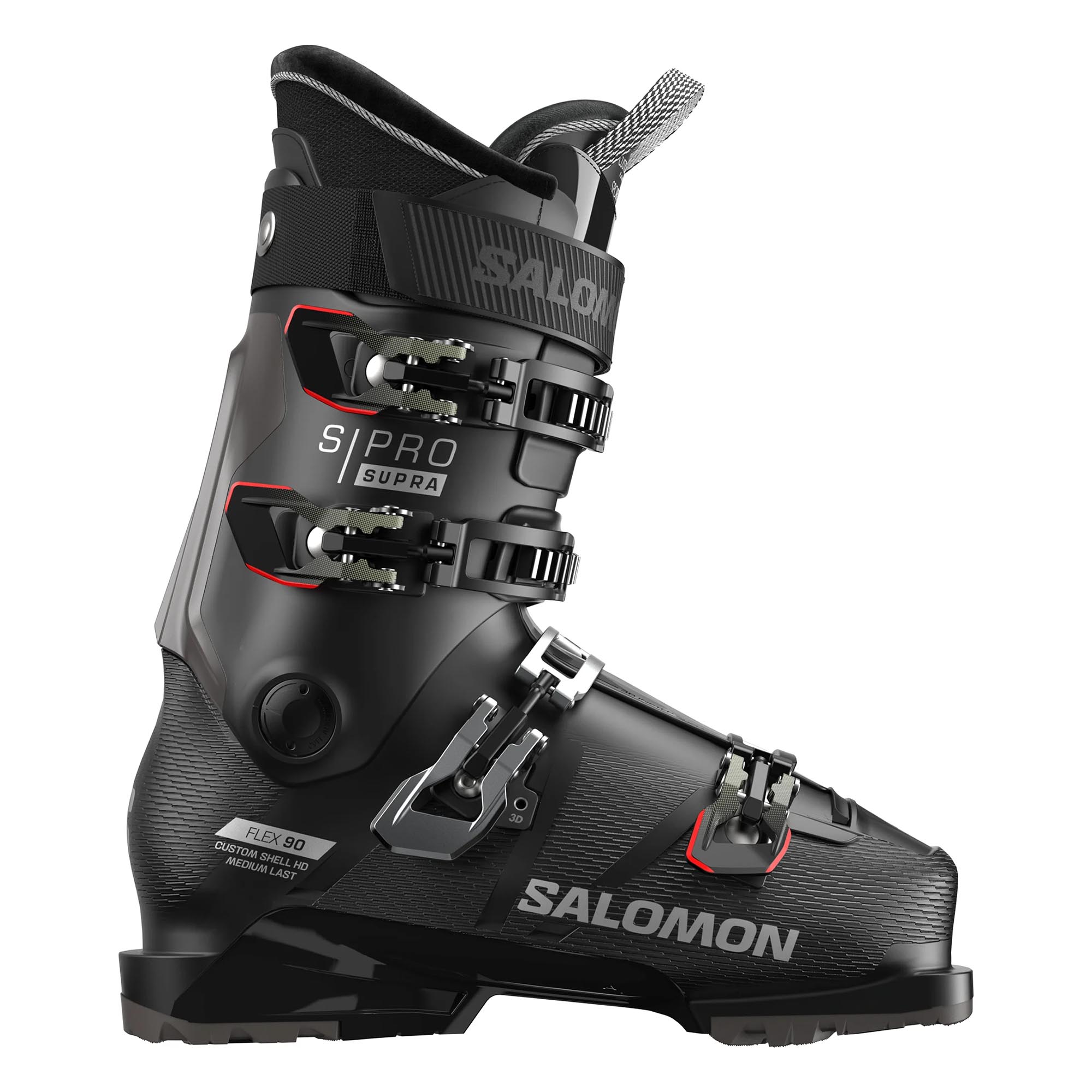Ski pancerice SALOMON S/PRO Supra 90 GW Black/Silver Metallic - Image 5