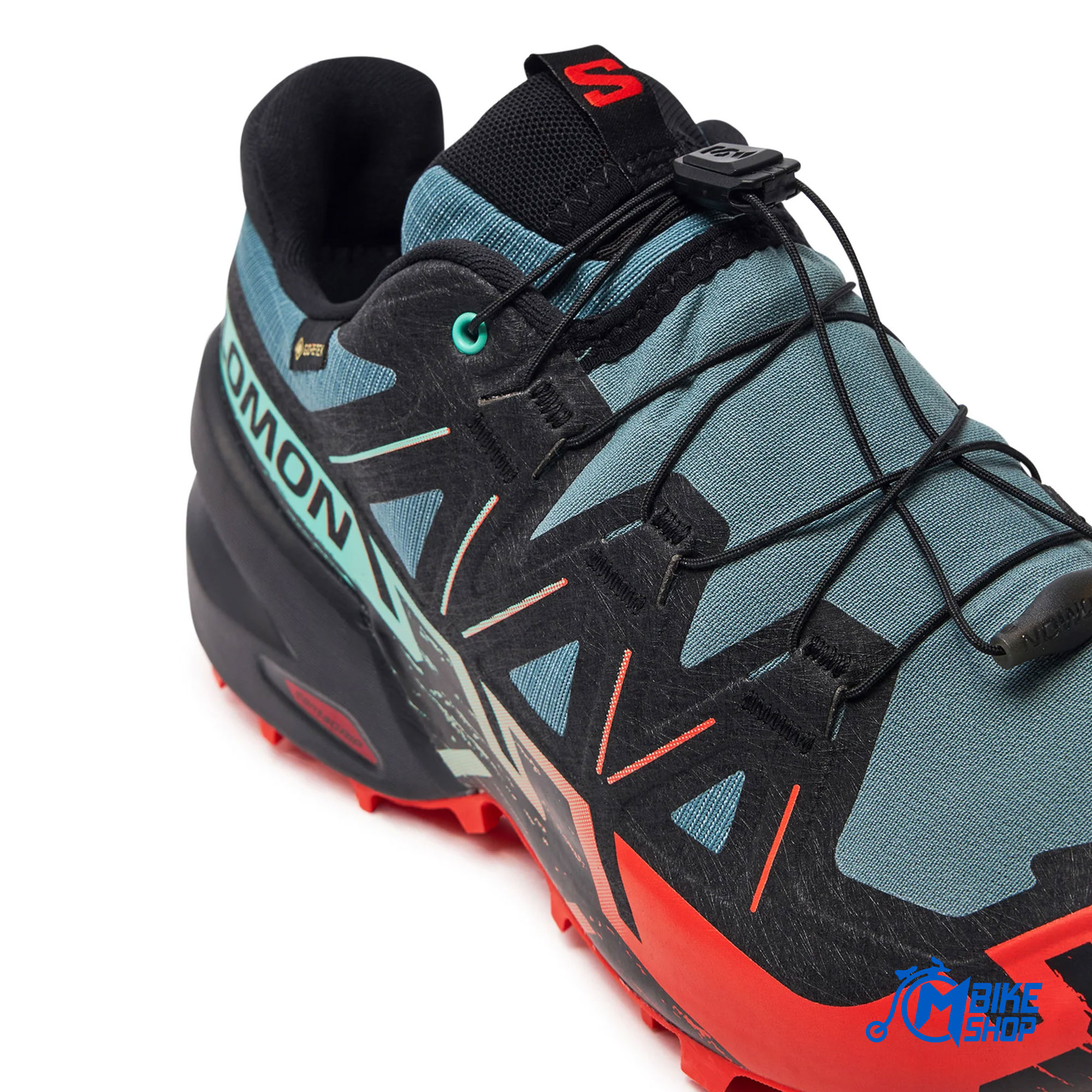 Patike SALOMON Speedcross 6 GTX North Atlantic/Black/Cherry Tomato - Image 6