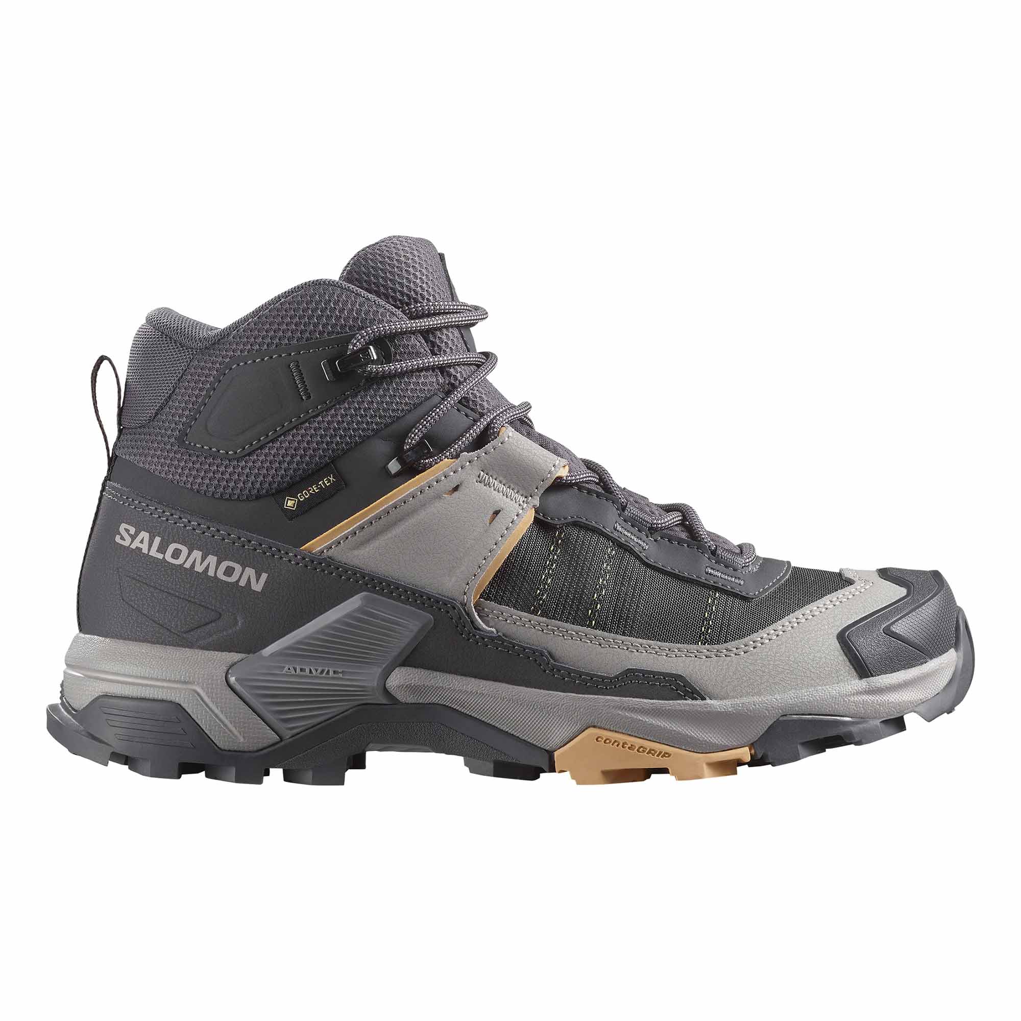 Ženske gležnjače SALOMON X Ultra 5 MID GTX Nine Iron/Gull/Soft Clay - Image 8