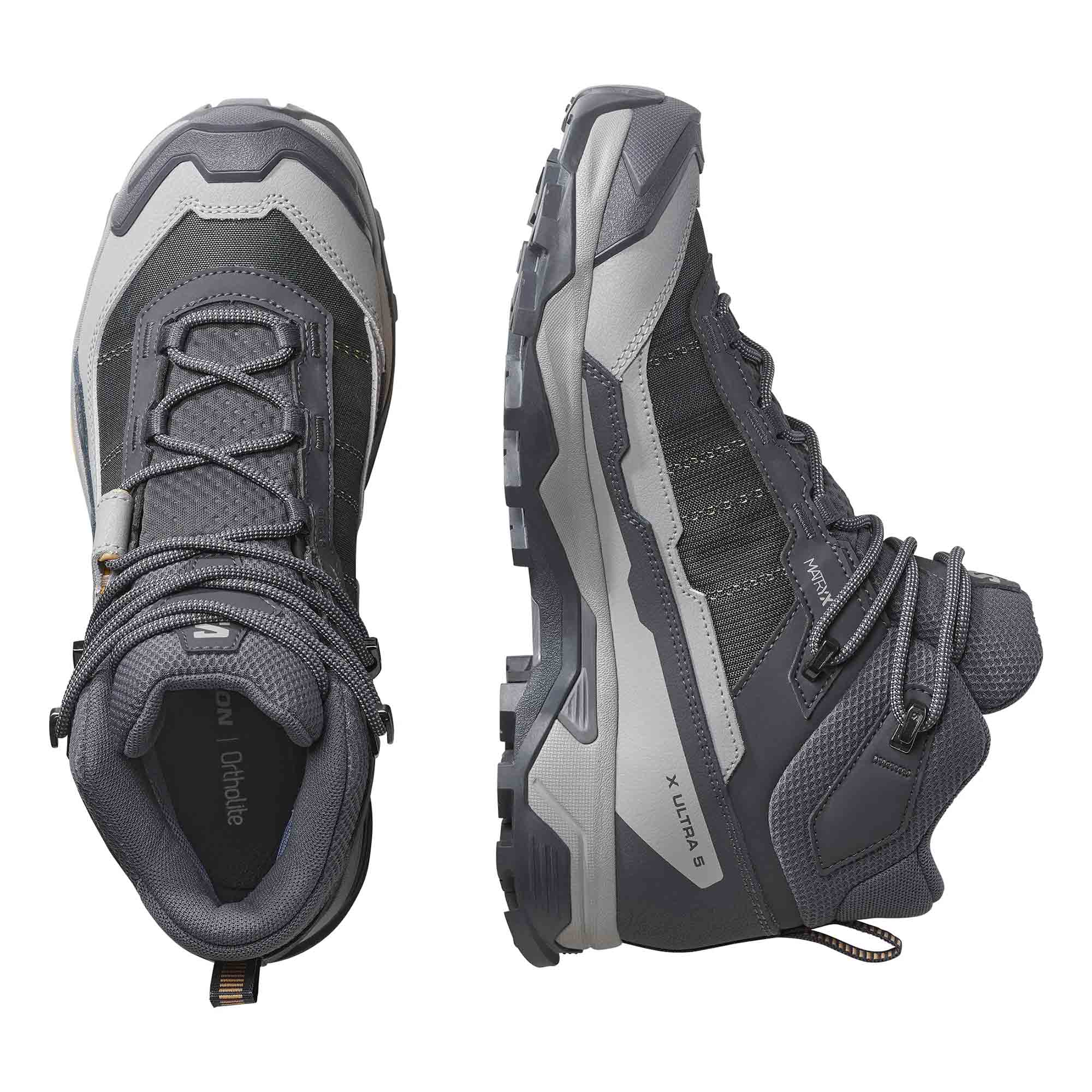 Ženske gležnjače SALOMON X Ultra 5 MID GTX Nine Iron/Gull/Soft Clay - Image 11