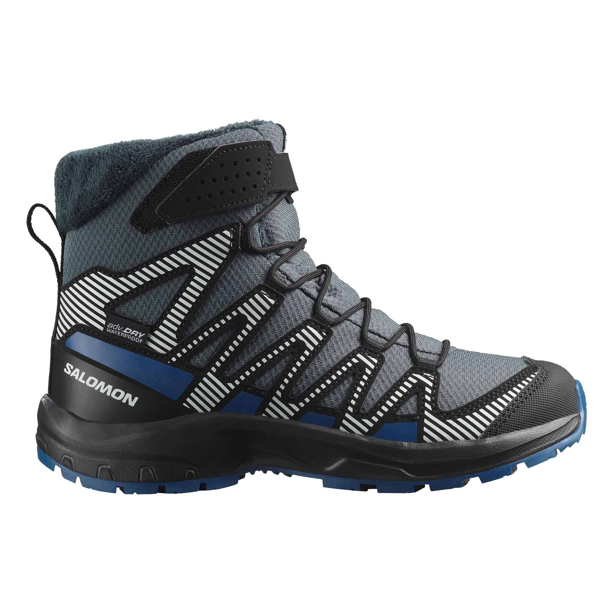 Dječije gležnjače SALOMON XA Pro V8 GTX Waterproof Turbulence/ Black/Dark Blue - Image 2
