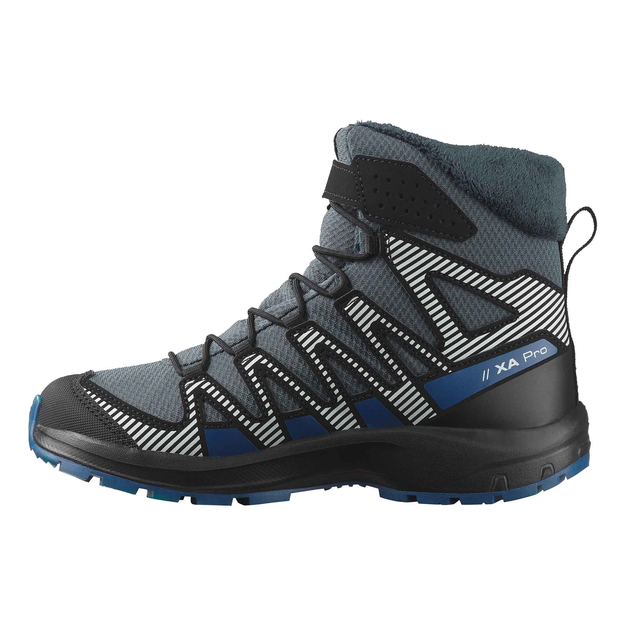 Dječije gležnjače SALOMON XA Pro V8 GTX Waterproof Turbulence/ Black/Dark Blue - Image 3