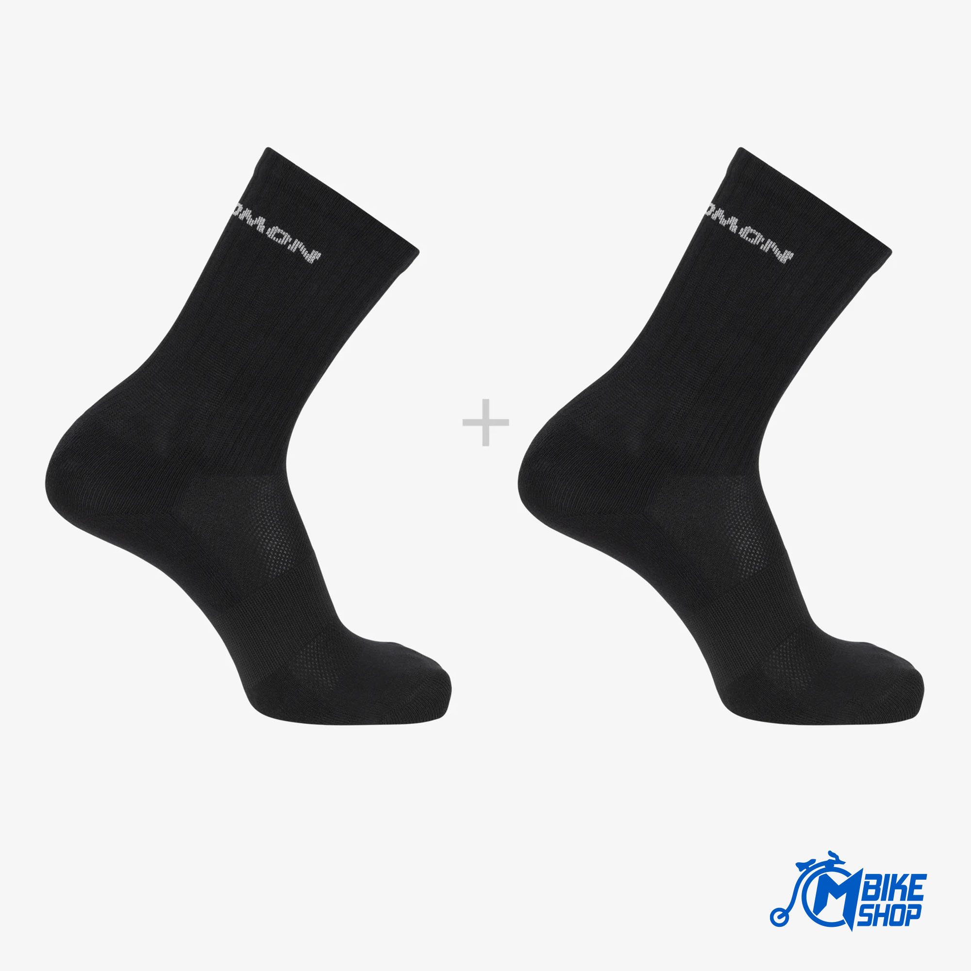 Čarape SALOMON Evasion Crew 2-pack Black/Black - Image 2