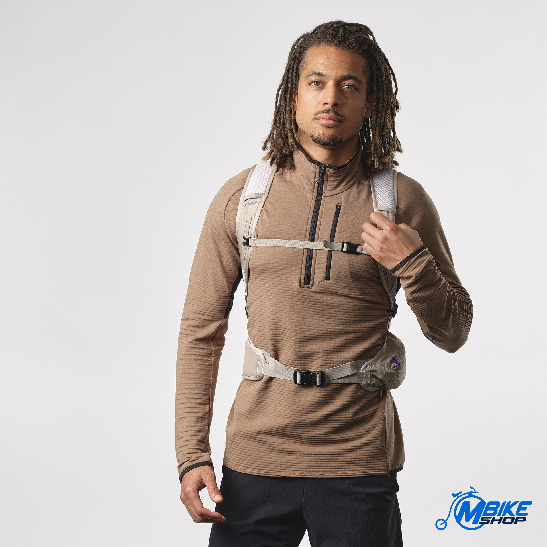 Ruksak SALOMON Trailblazer 20 Vintage Khaki/Glacier Gray - Image 3