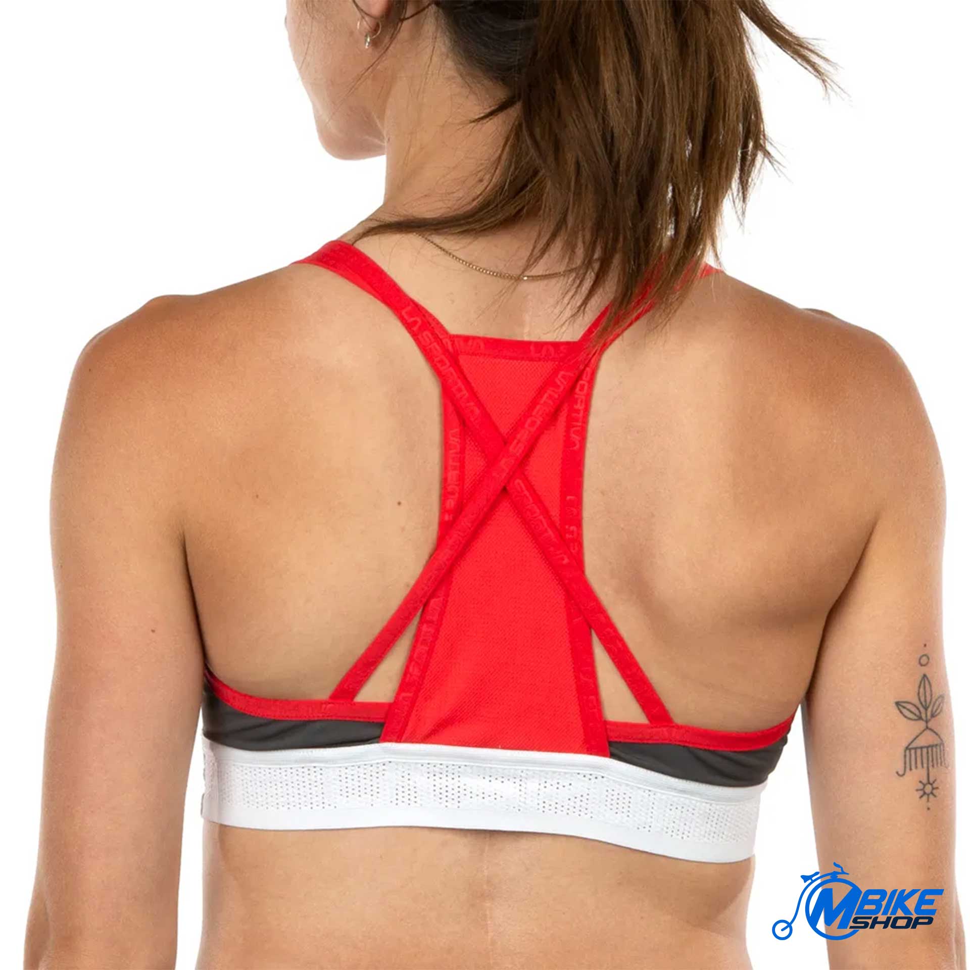 Ženski sportski grudnjak LA SPORTIVA Wafaa Carbon/Hibiscus - Image 2