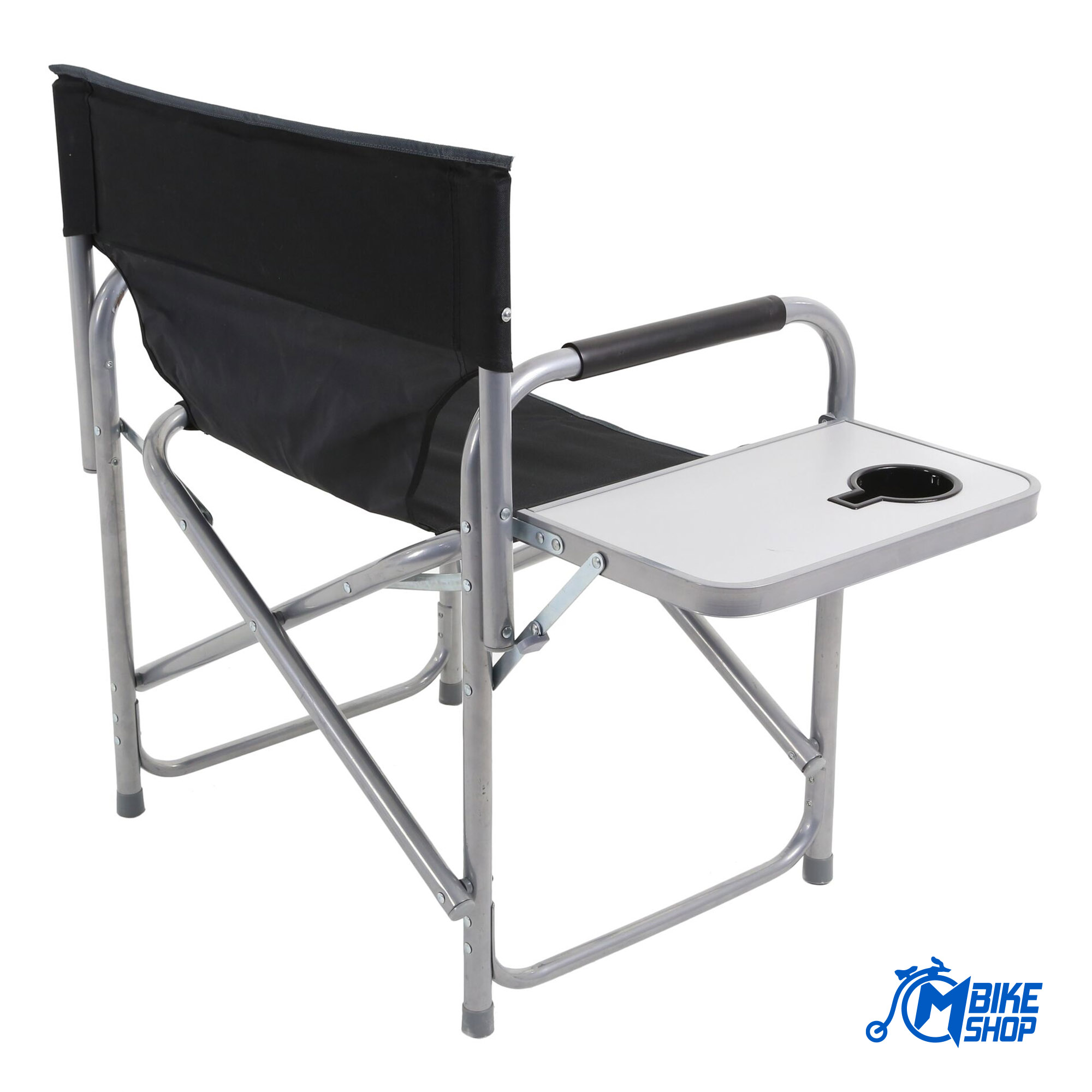 REGATTA Stolica sa pomoćnim stolićem Black/Seal Grey - Image 5