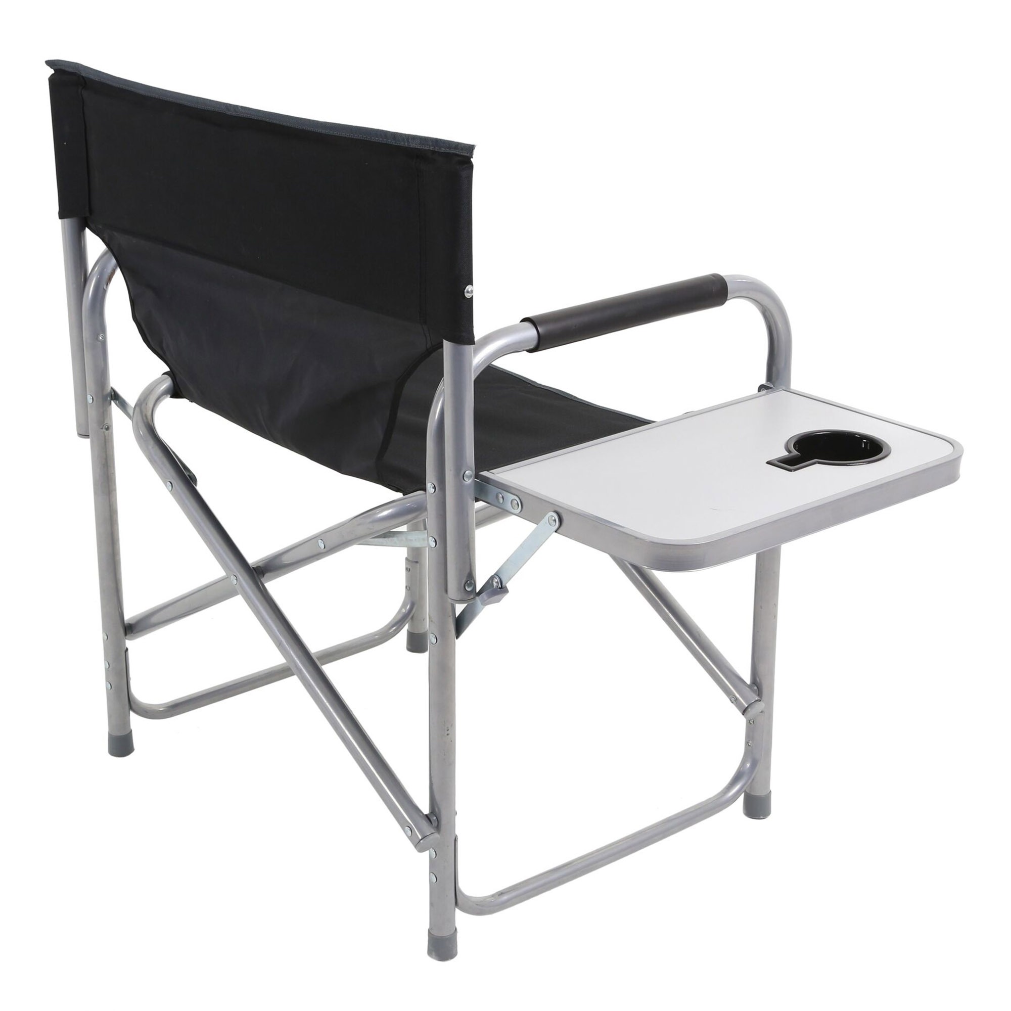 REGATTA Stolica sa pomoćnim stolićem Black/Seal Grey - Image 2