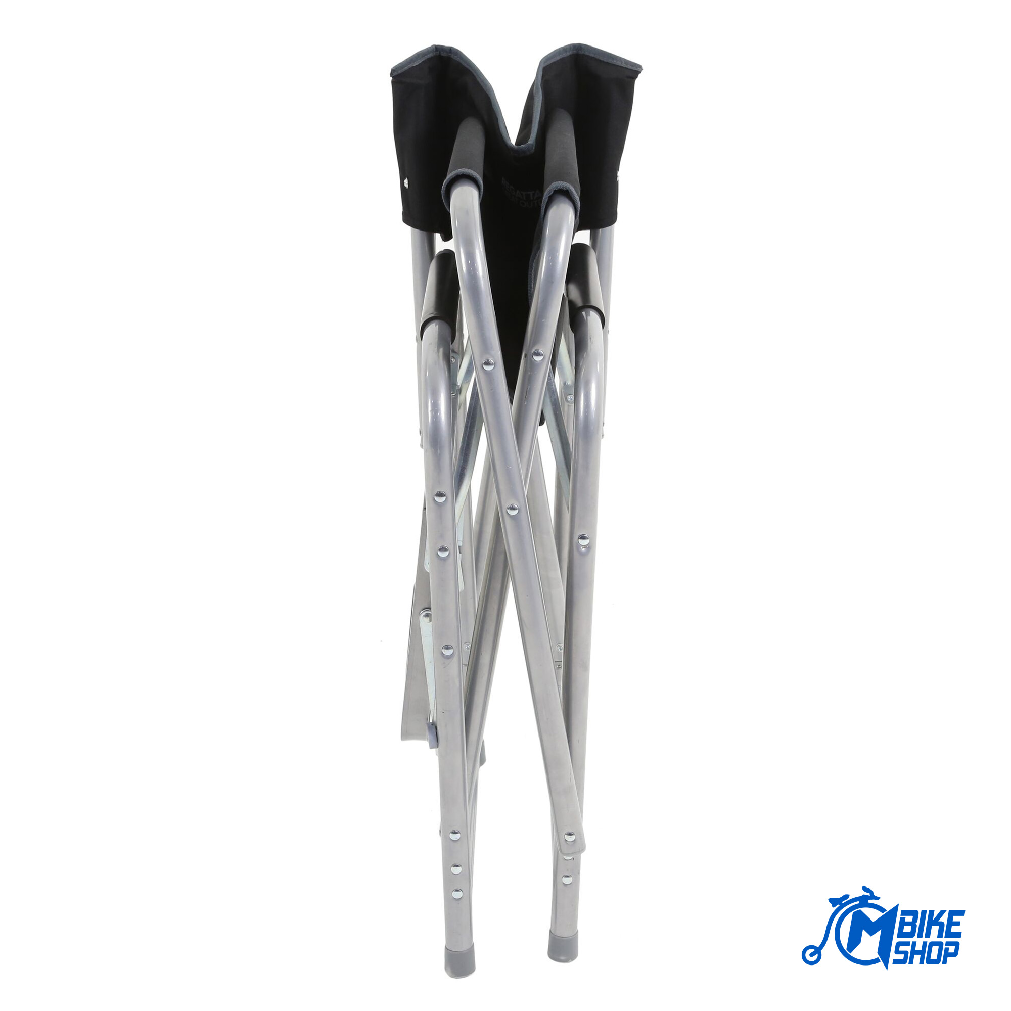 REGATTA Stolica sa pomoćnim stolićem Black/Seal Grey - Image 6