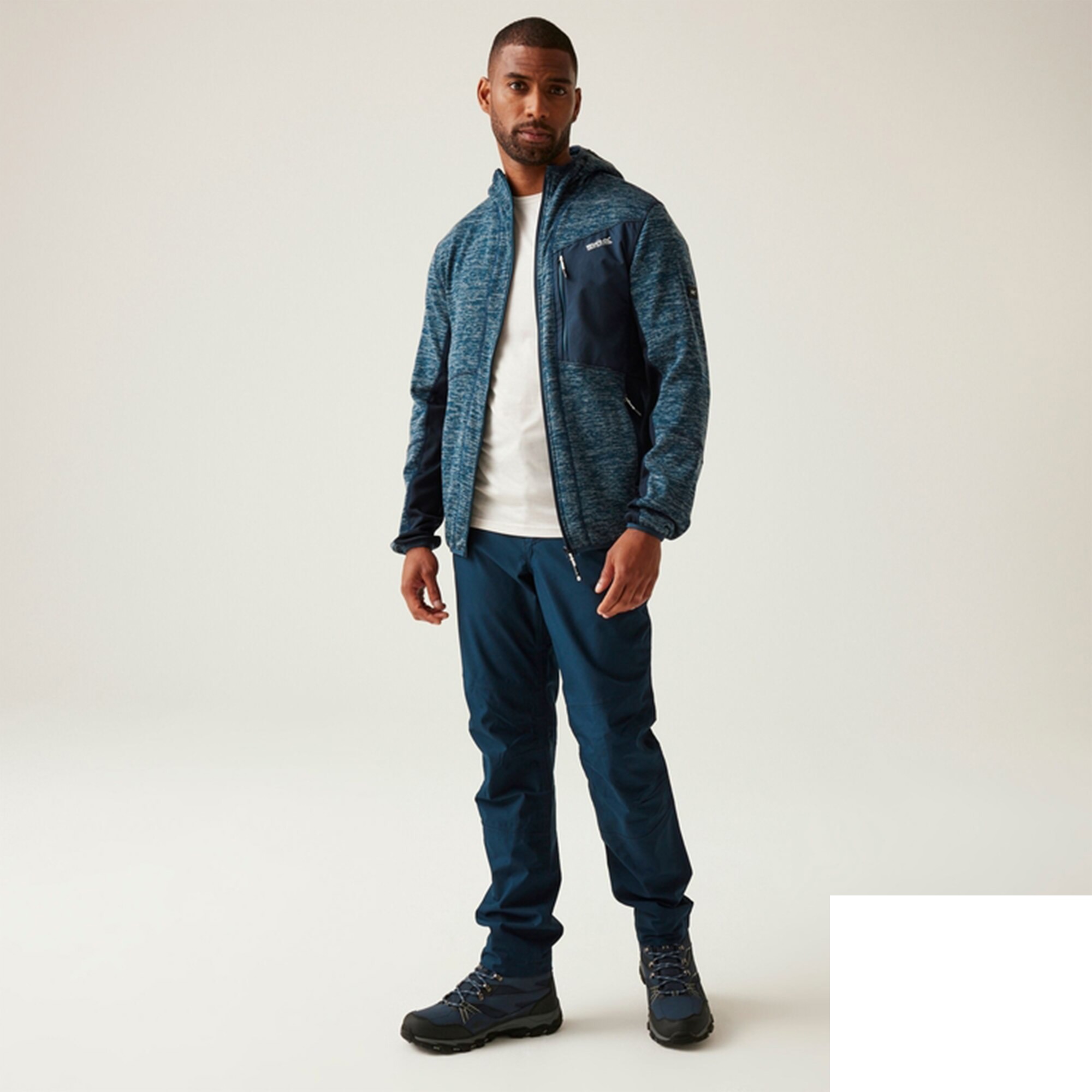 Dukserica REGATTA Alven Fleece Moonlight Denim Marl/Navy - Image 2