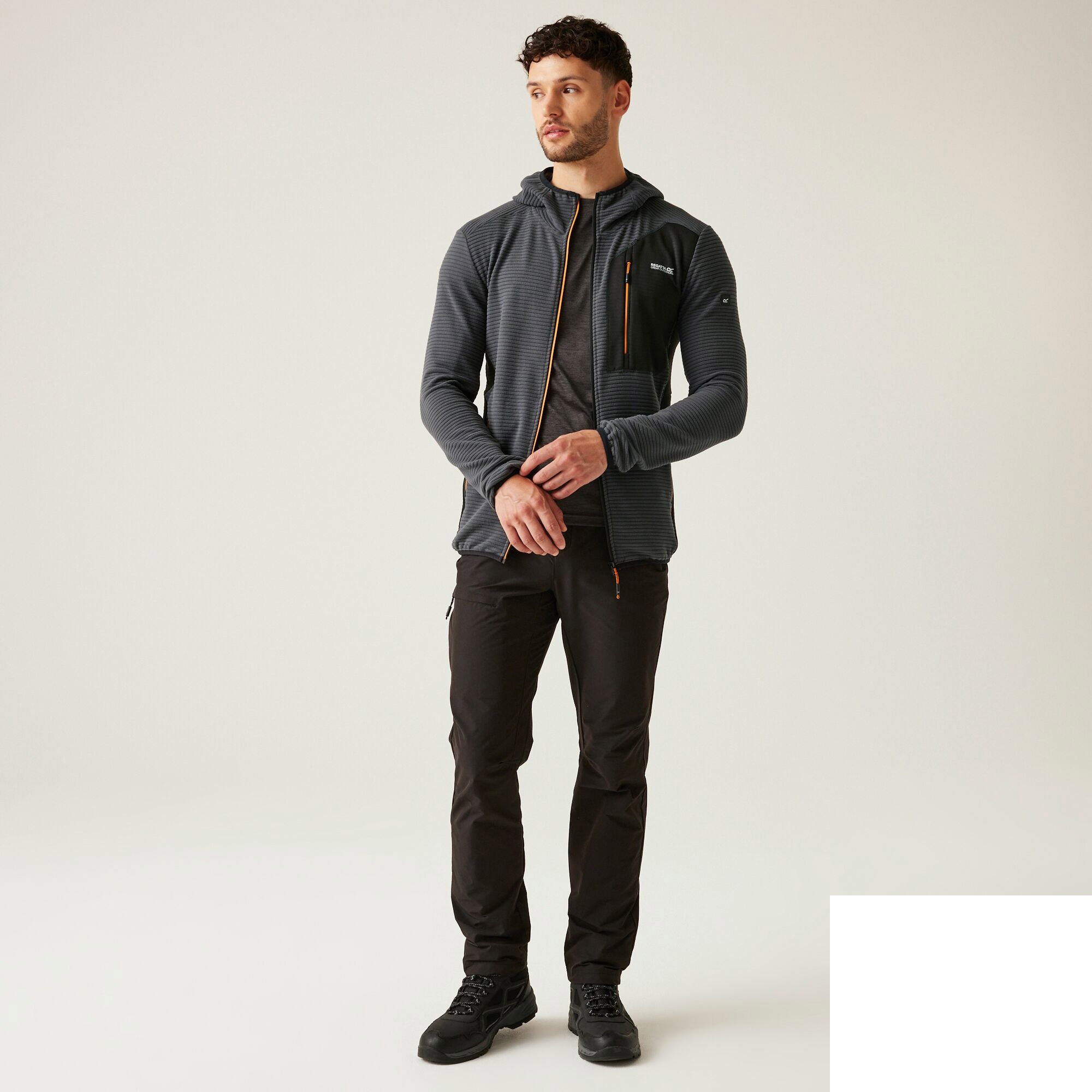 Dukserica REGATTA Lakewright Fleece Ash/Black - Image 2