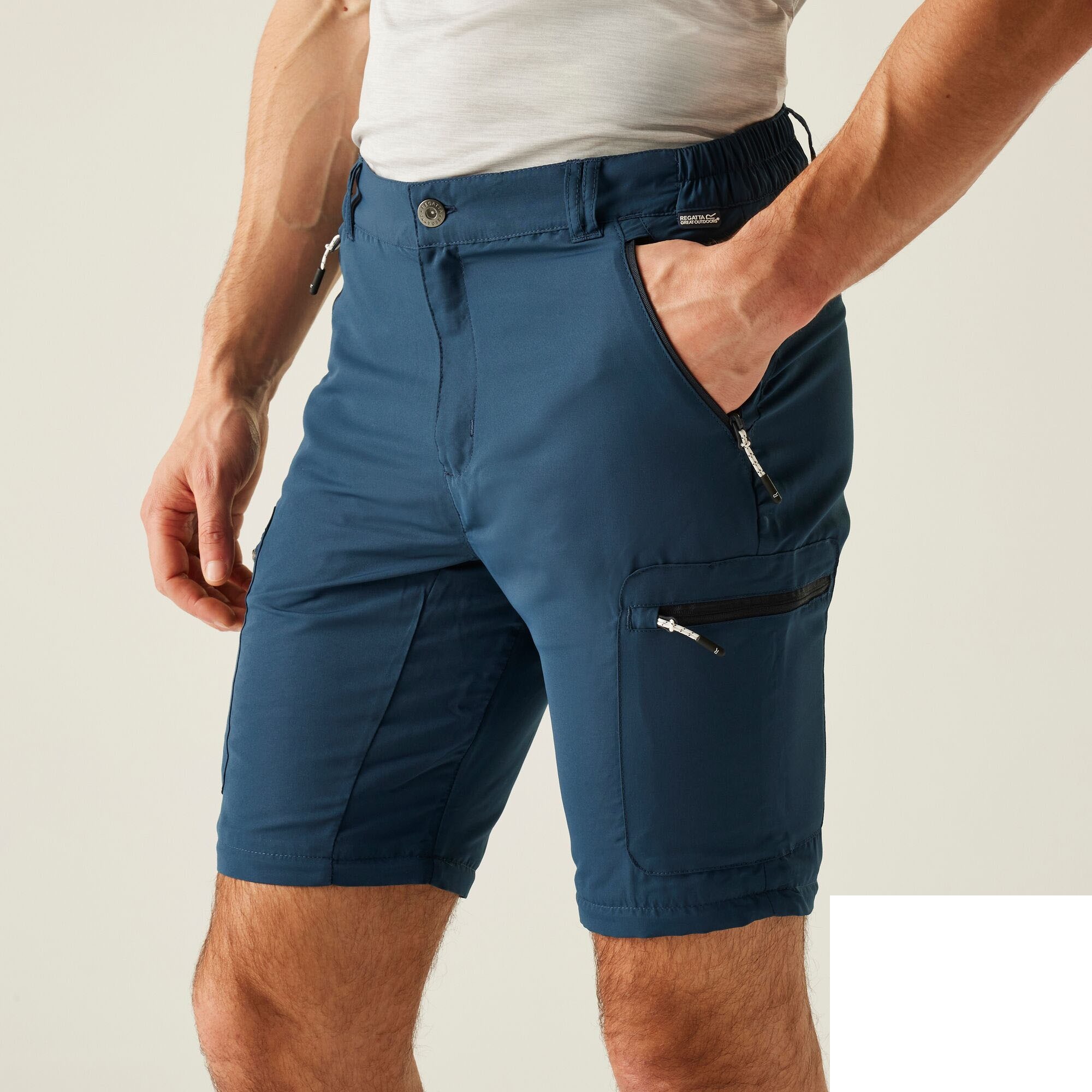 Pantalone REGATTA Leesville III Zip Off Moonlight Denim - Image 4