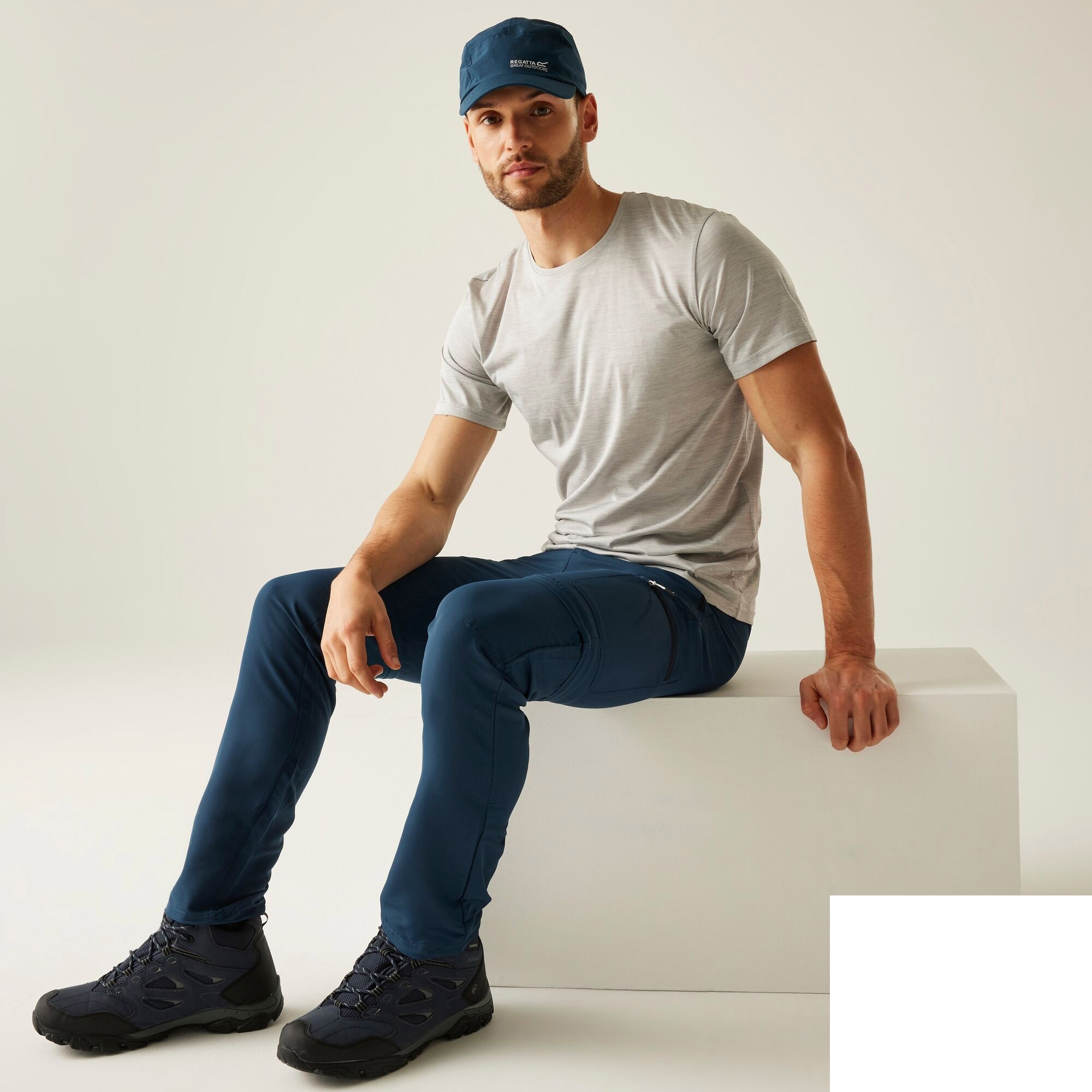 Pantalone REGATTA Leesville III S Zip Off Moonlight Denim - Image 2