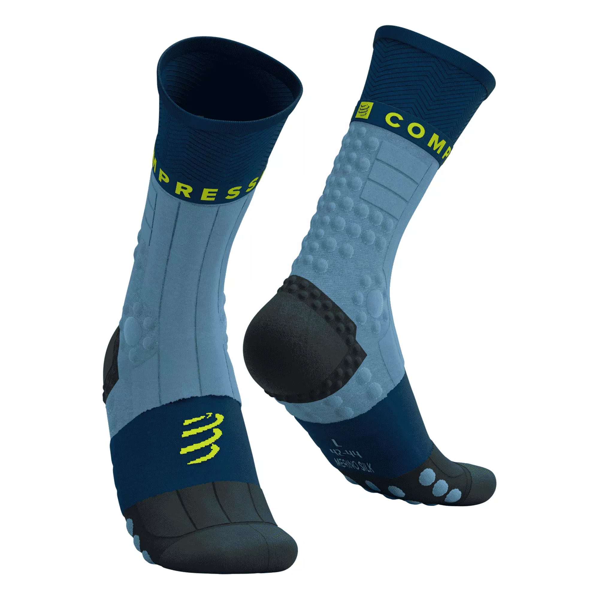 Čarape COMPRESSPORT Pro Racing Socks Winter Trail Denim/Poseidon - Image 3