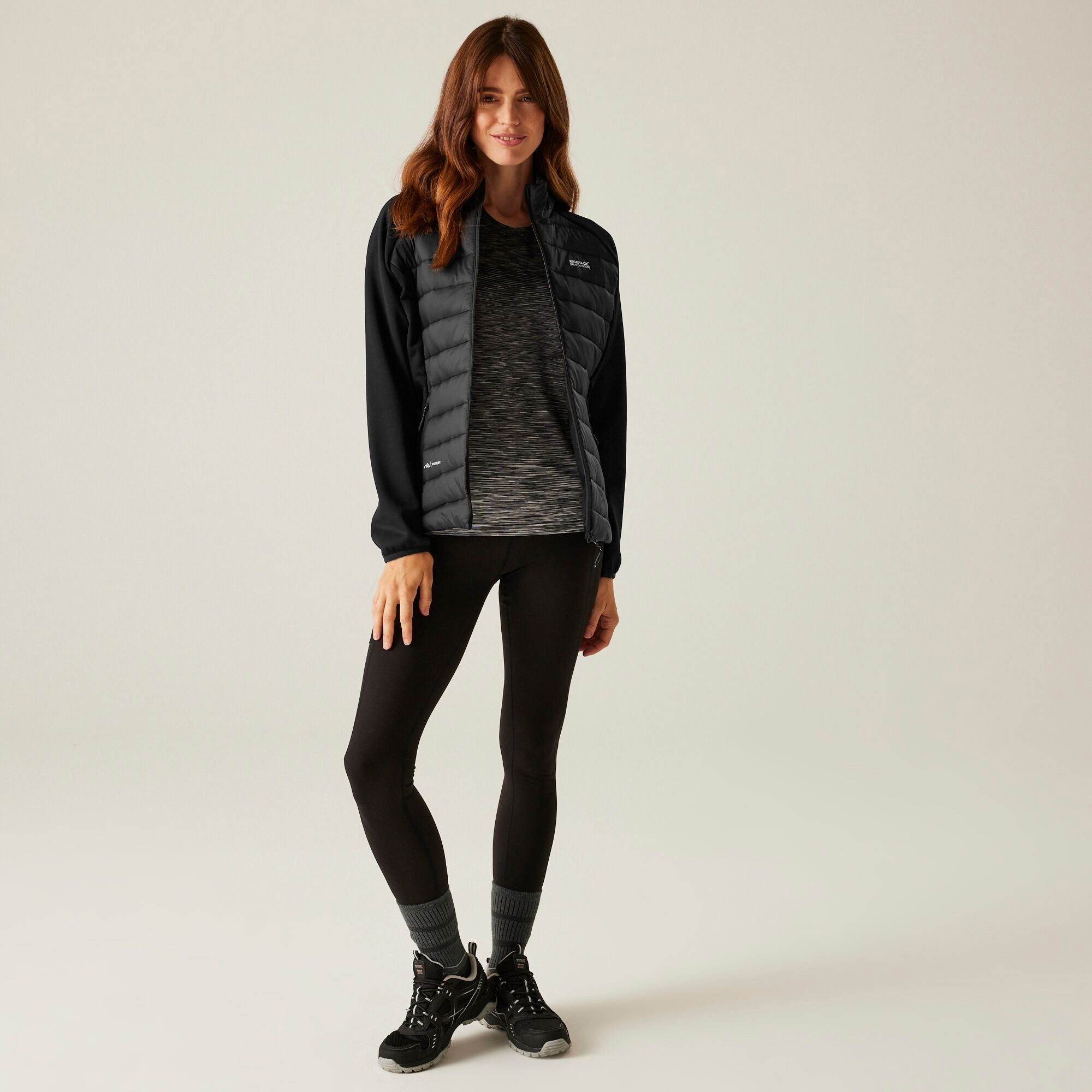 Ženska jakna REGATTA Clumber V Hybrid Black - Image 8