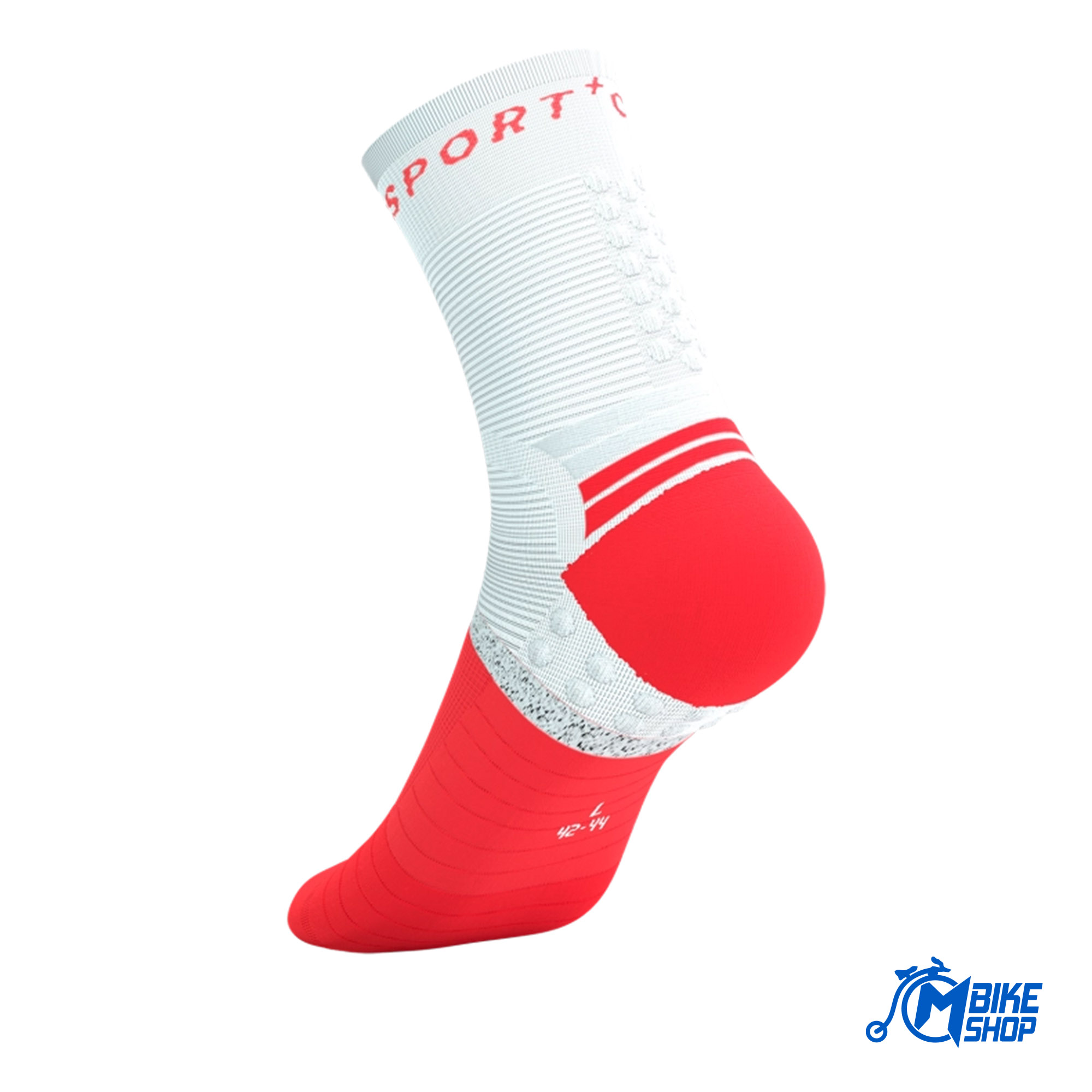 Čarape COMPRESSPORT Pro Marathon V2.0 Flou Red/White - Image 7