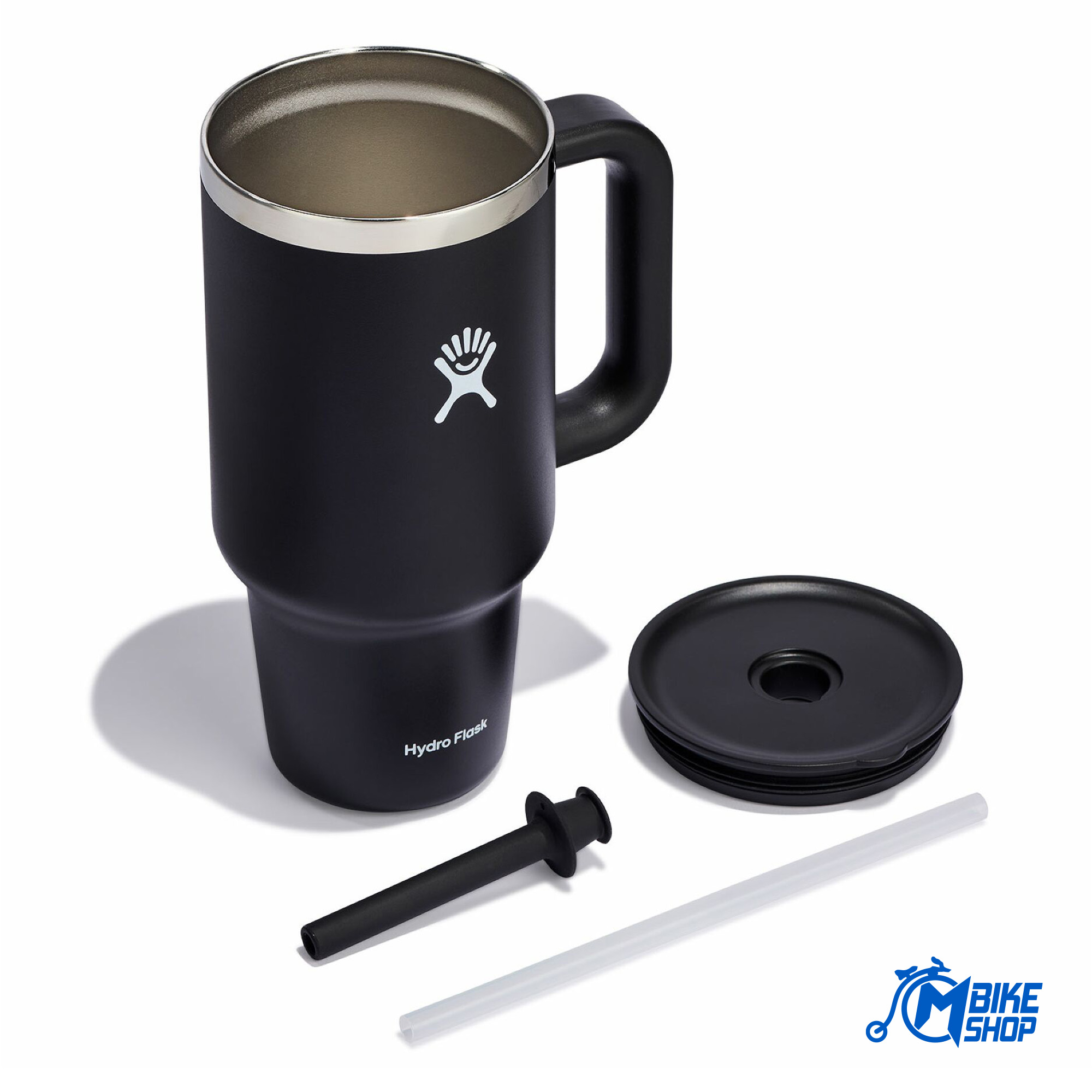 HYDRO FLASK Putna čaša sa slamkom Black 946ml - Image 4