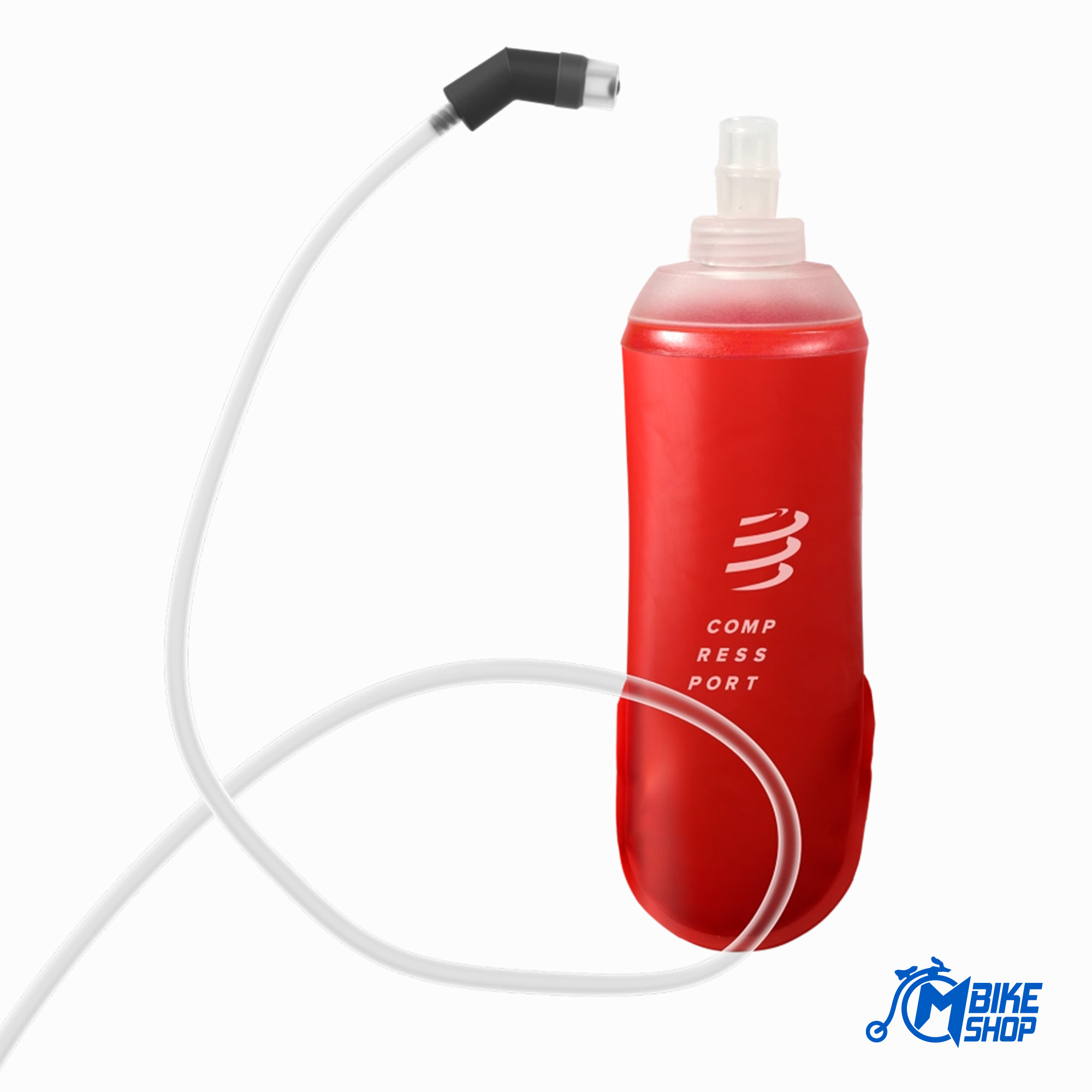 Hidropak COMPRESSPORT ErgoFlask 500ml+Tube Red - Image 3