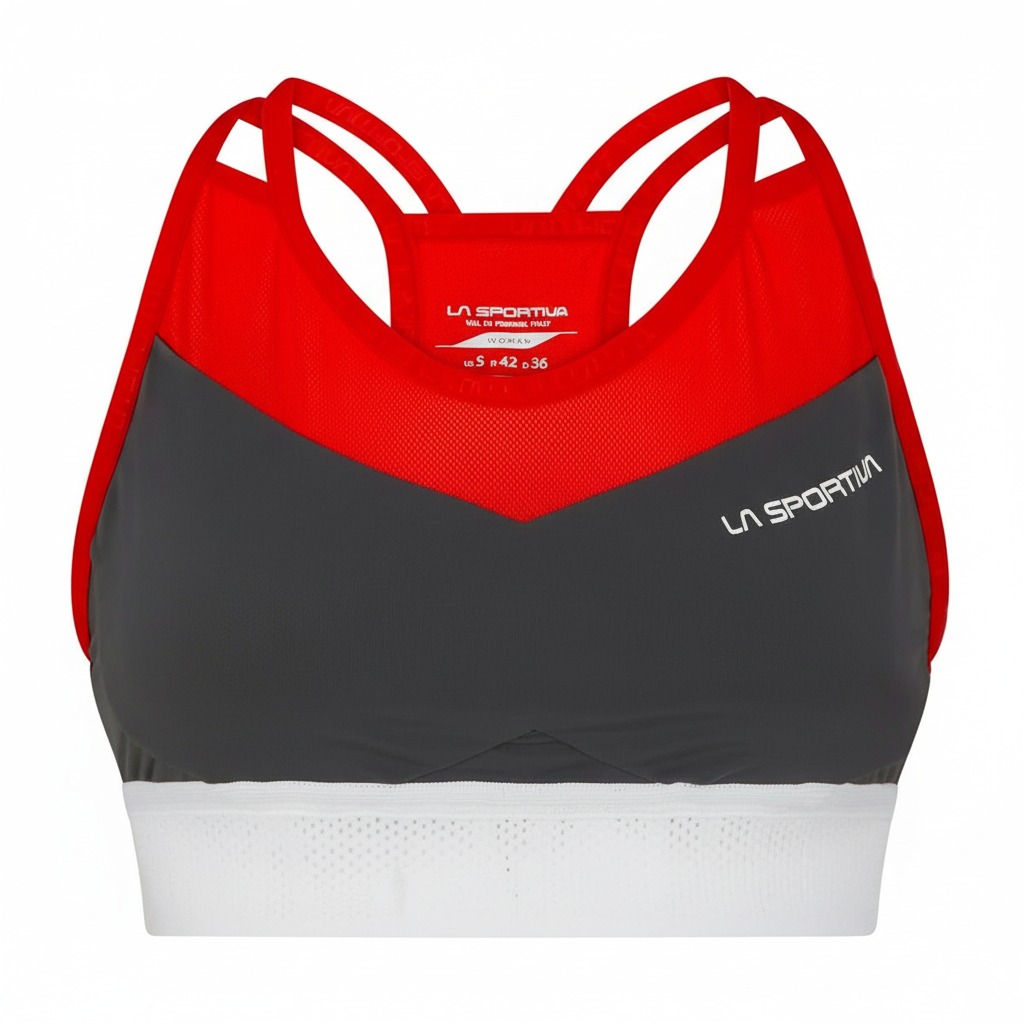 Ženski sportski grudnjak LA SPORTIVA Wafaa Carbon/Hibiscus - Image 3