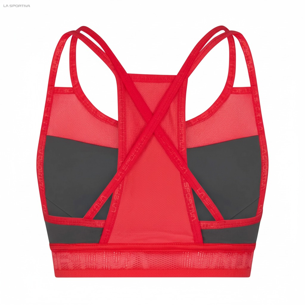 Ženski sportski grudnjak LA SPORTIVA Wafaa Carbon/Hibiscus - Image 4