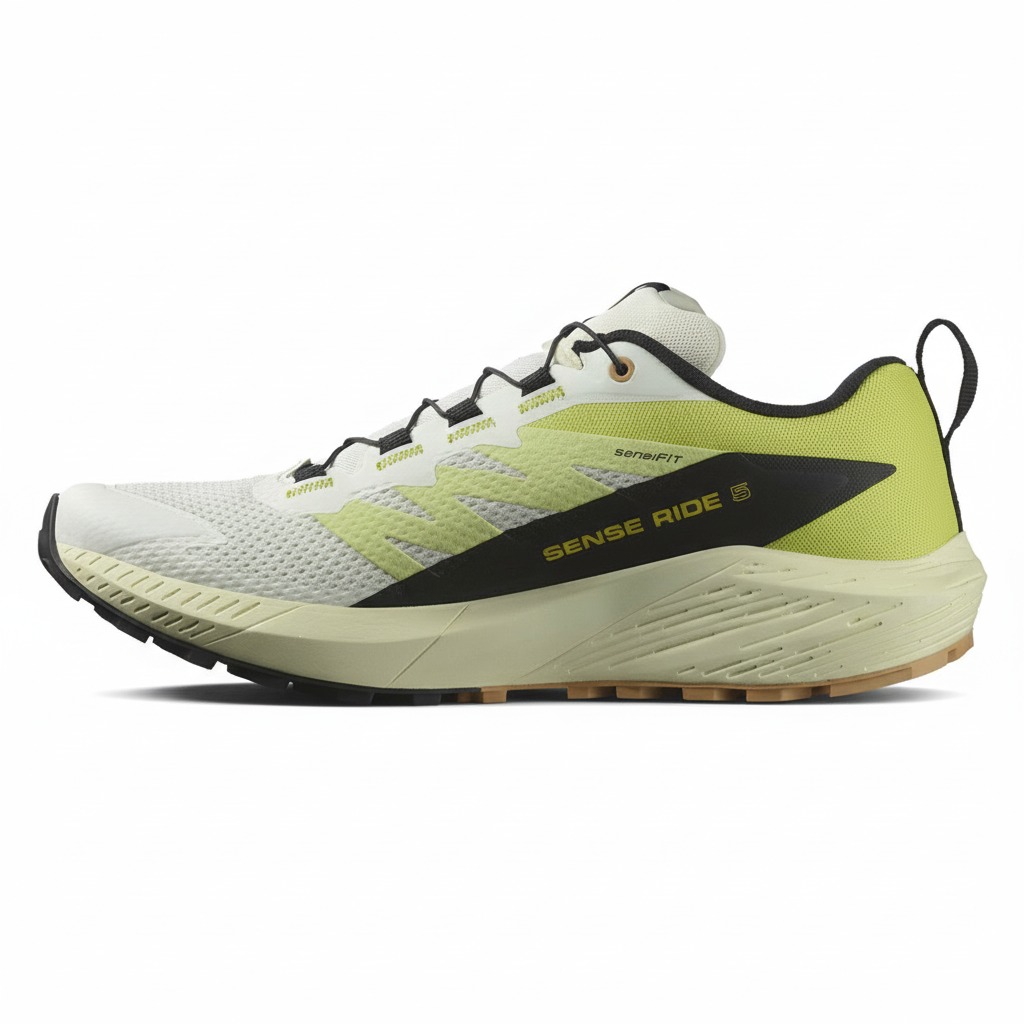 Patike SALOMON Sense Ride 5 Vanilla Ice/Sulphur Spring/Black - Image 2