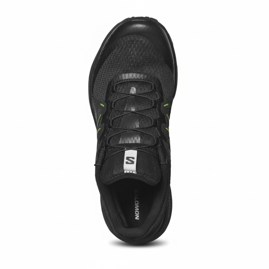 Patike SALOMON Pulsar Trail Black/Black/Green Gecko - Image 4