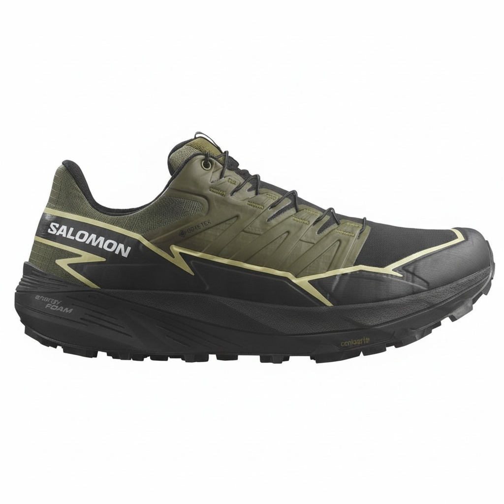 Patike SALOMON Thundercross GTX Olive Night/Black/Alfaalfa - Image 2