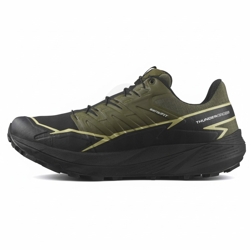 Patike SALOMON Thundercross GTX Olive Night/Black/Alfaalfa - Image 3