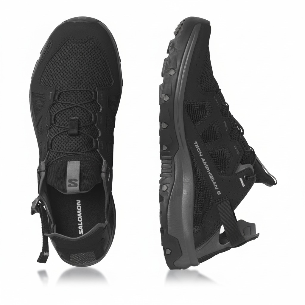 Patike SALOMON TechAmphibian 5 Black/Magnet/Monument - Image 7