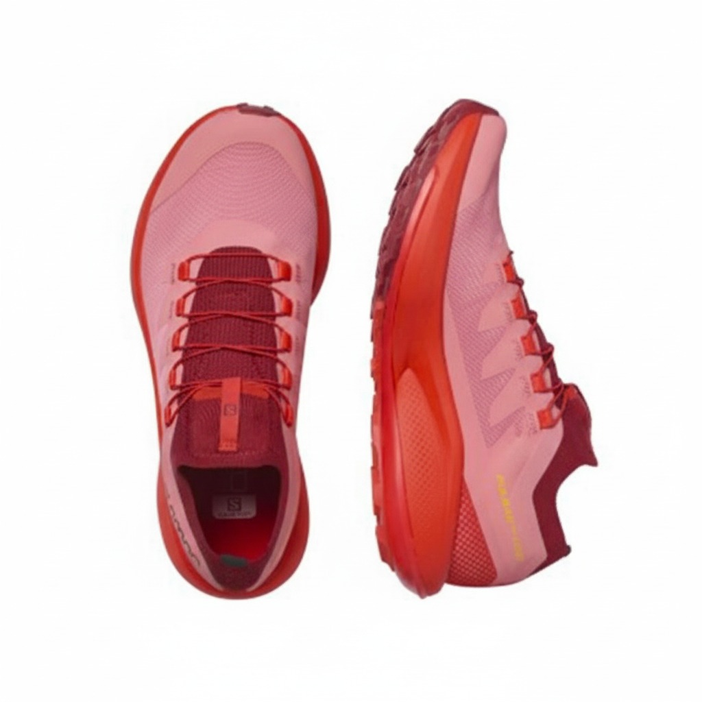 Ženske patike SALOMON Pulsar Trail PRO W Tea Rose/Biking Red/Blazing Orange - Image 3