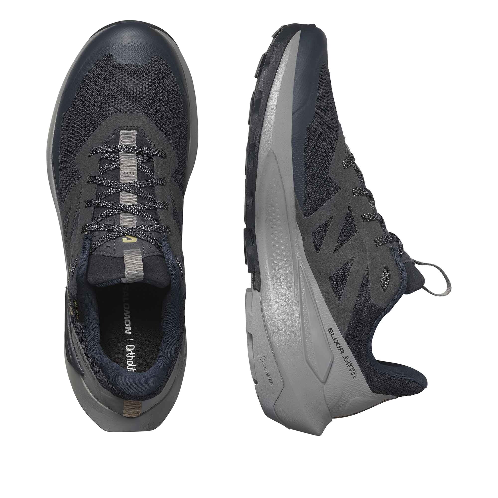 Patike SALOMON Elixir Activ GTX Carbon/Sharkskin/Slate Green - Image 6