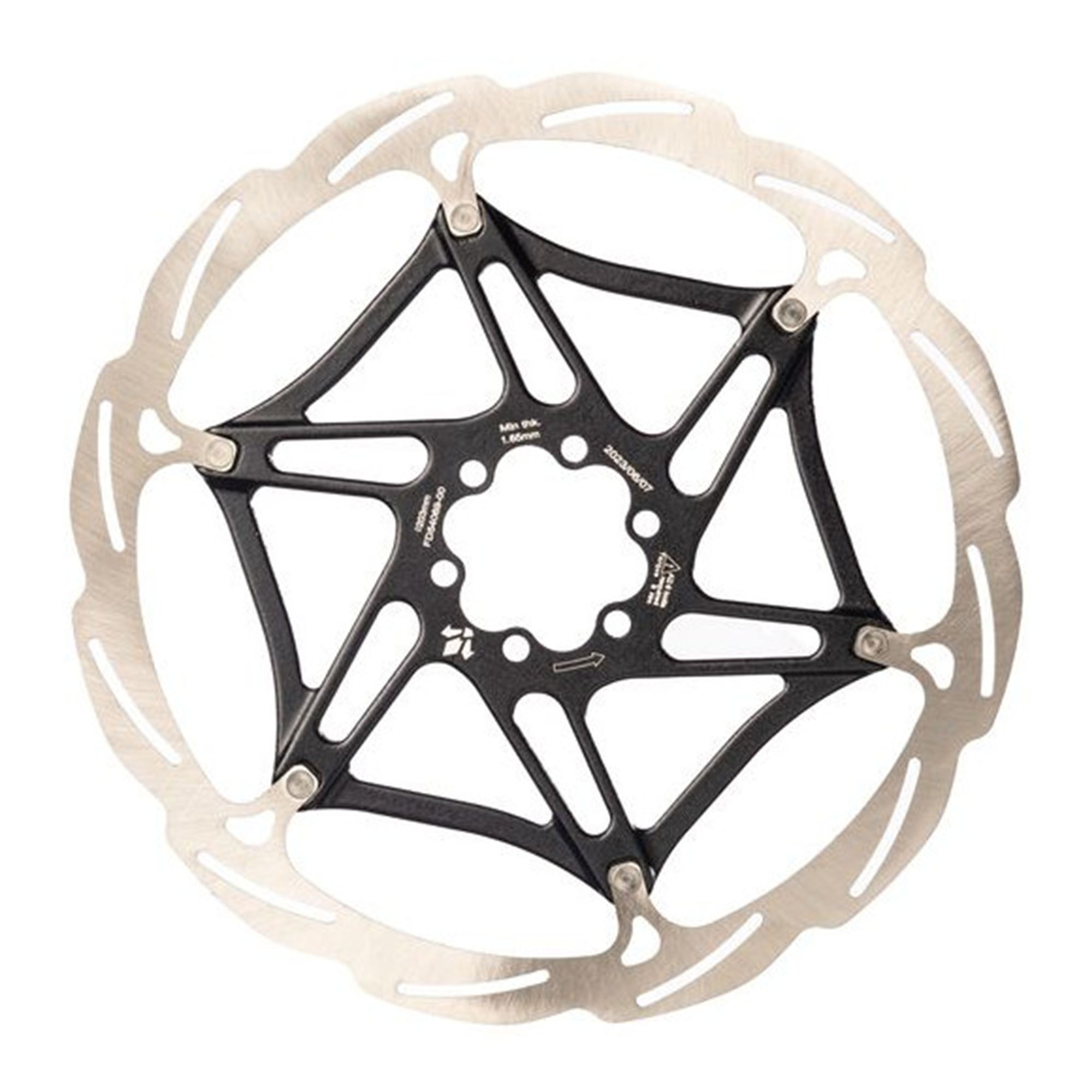 Rotor kočnice FORMULA 180mm 6 šarafa Black - Image 2