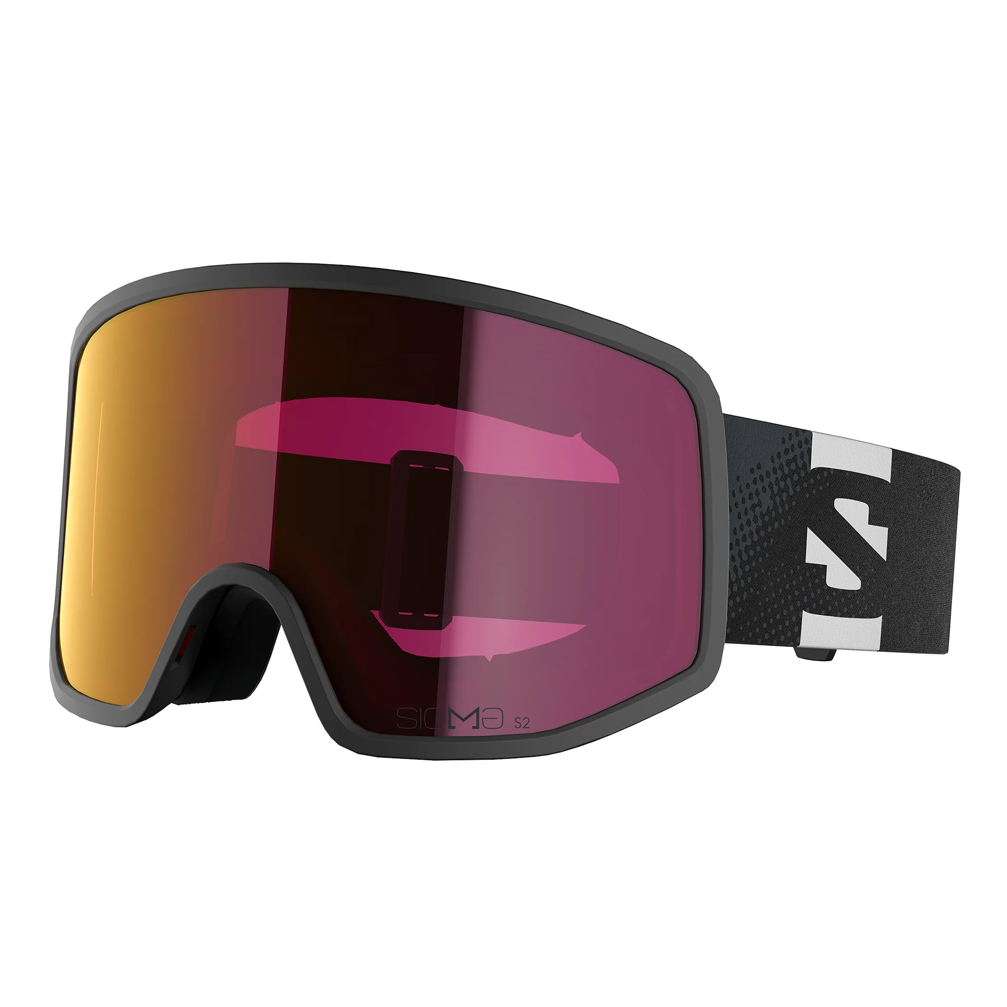 Ski brile SALOMON Sentry Pro S Sigma Black/Poppy Red - Image 5